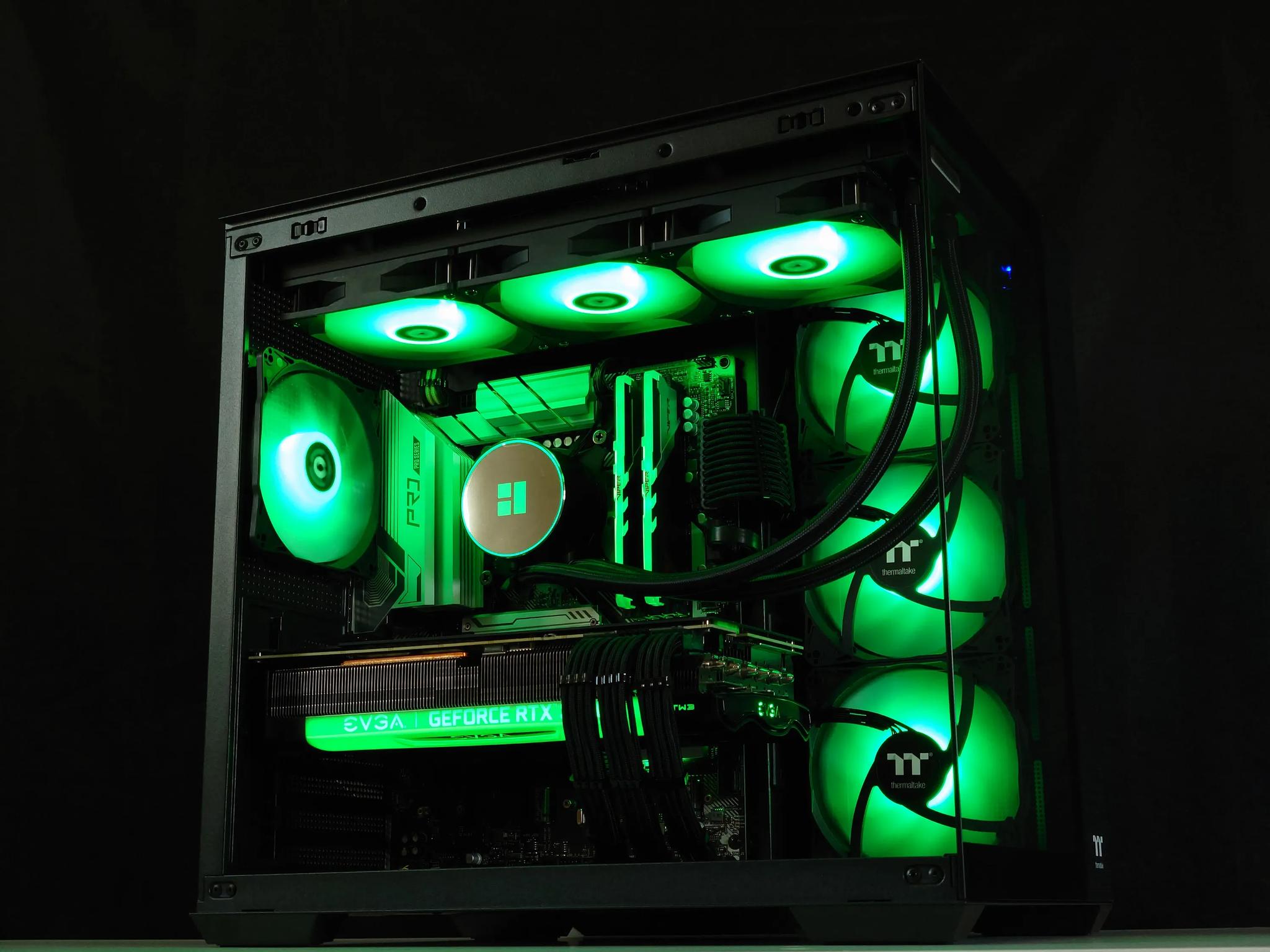 🌊Liquid Cooled Gaming PC❇️Nvidia RTX 3080 10GB❇️Intel i5 13600KF 14 core❇️32GB DDR4❇️1TB SSD