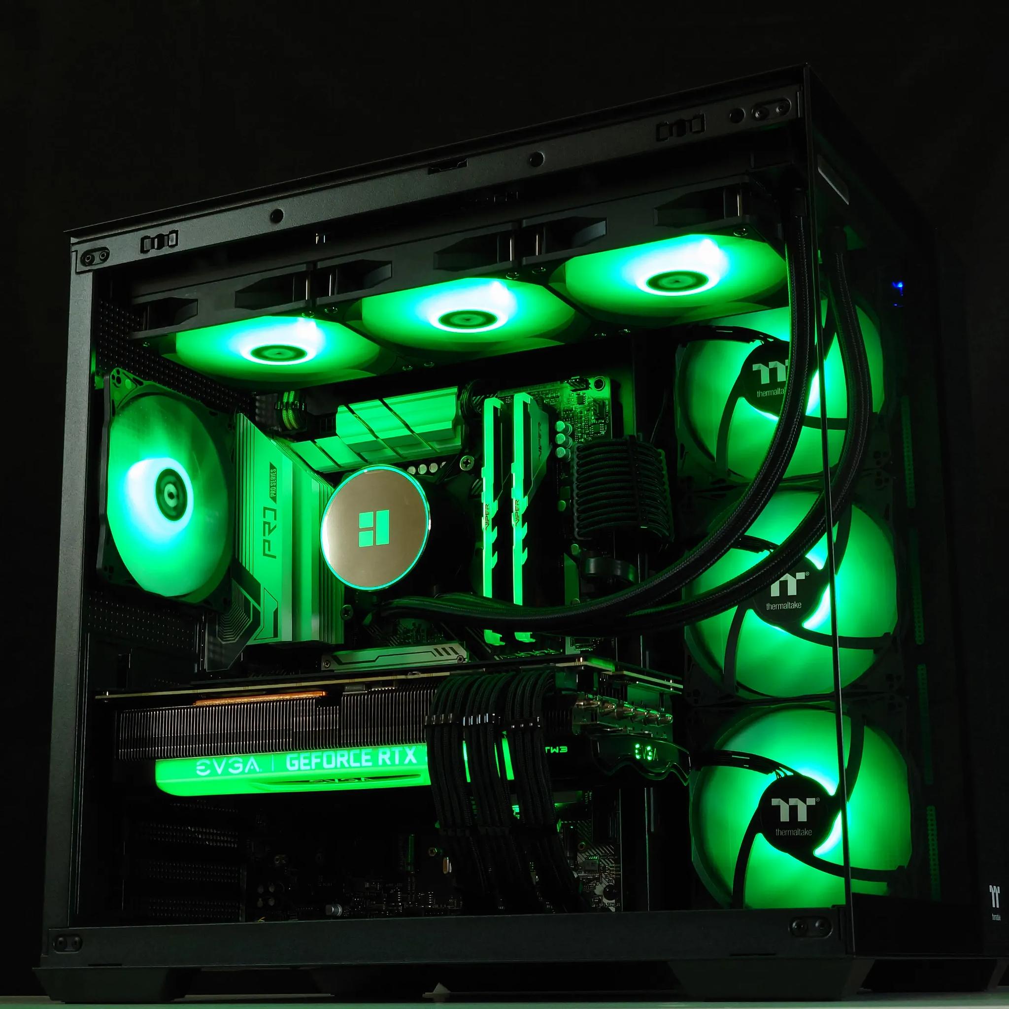 🌊Liquid Cooled Gaming PC❇️Nvidia RTX 3080 10GB❇️Intel i5 13600KF 14 core❇️32GB DDR4❇️1TB SSD