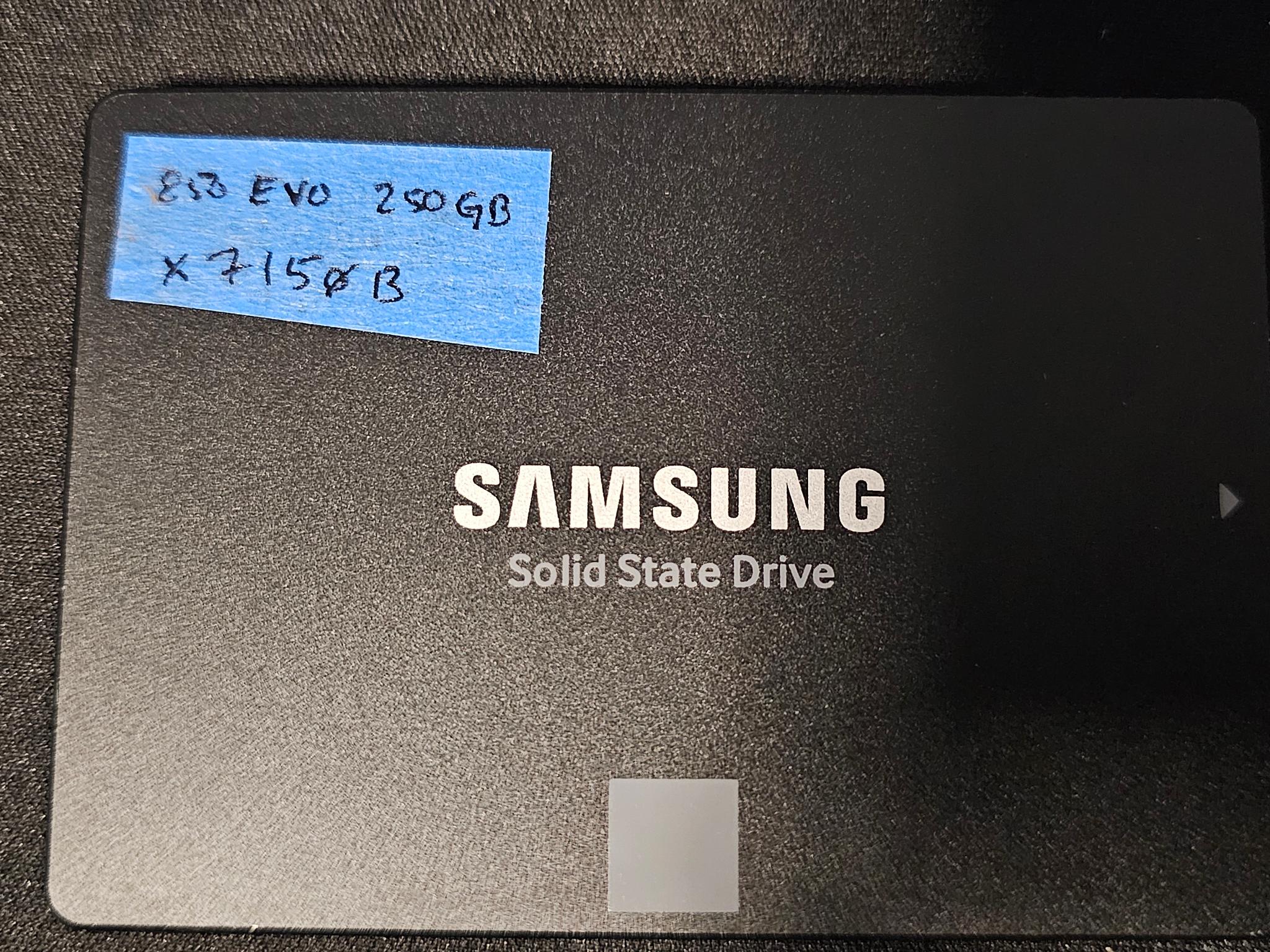 Samsung 850 EVO 250GB SATAIII 2.5"x7mm SSD