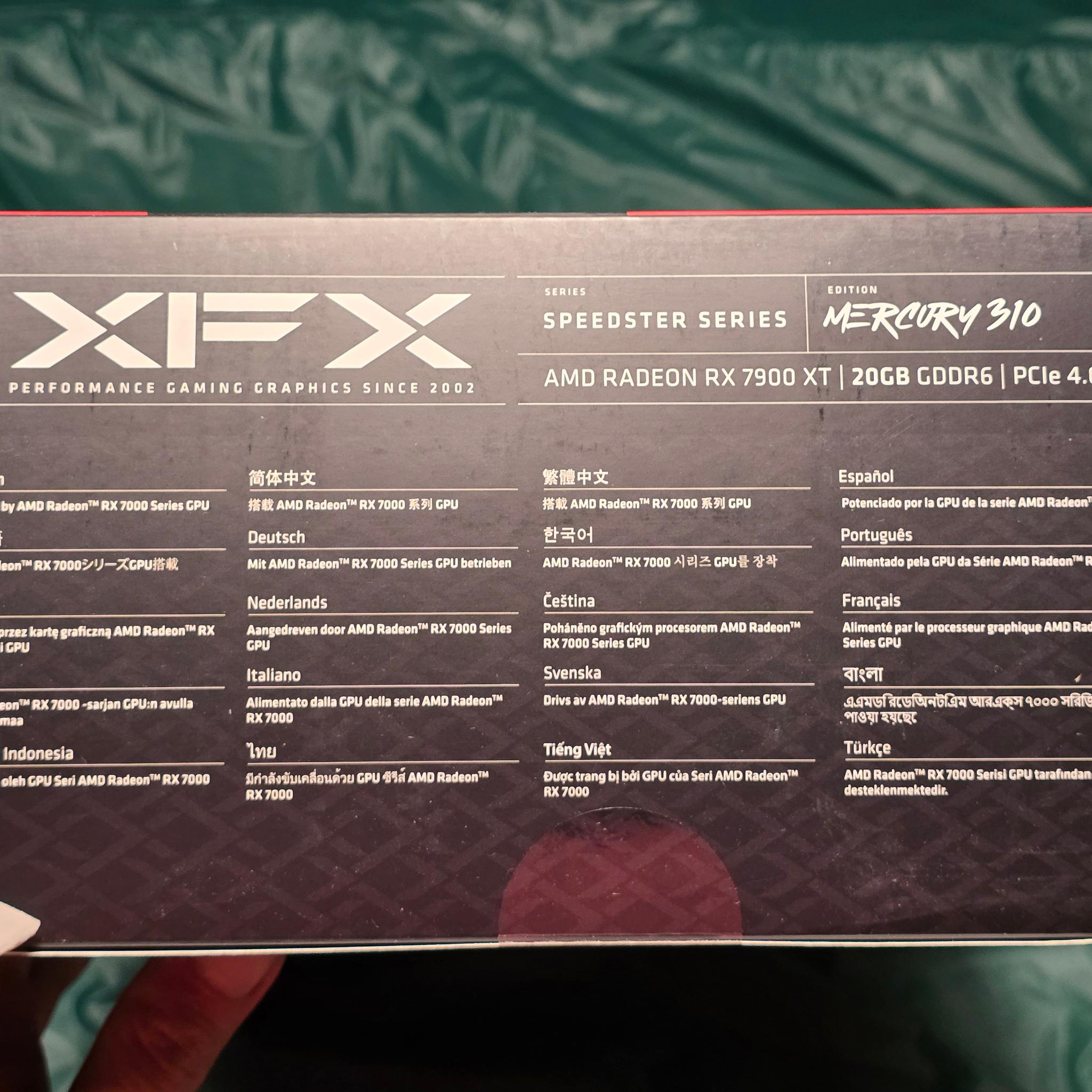 XFX Speedster MERC 310 Radeon RX 7900 XT 7900xt