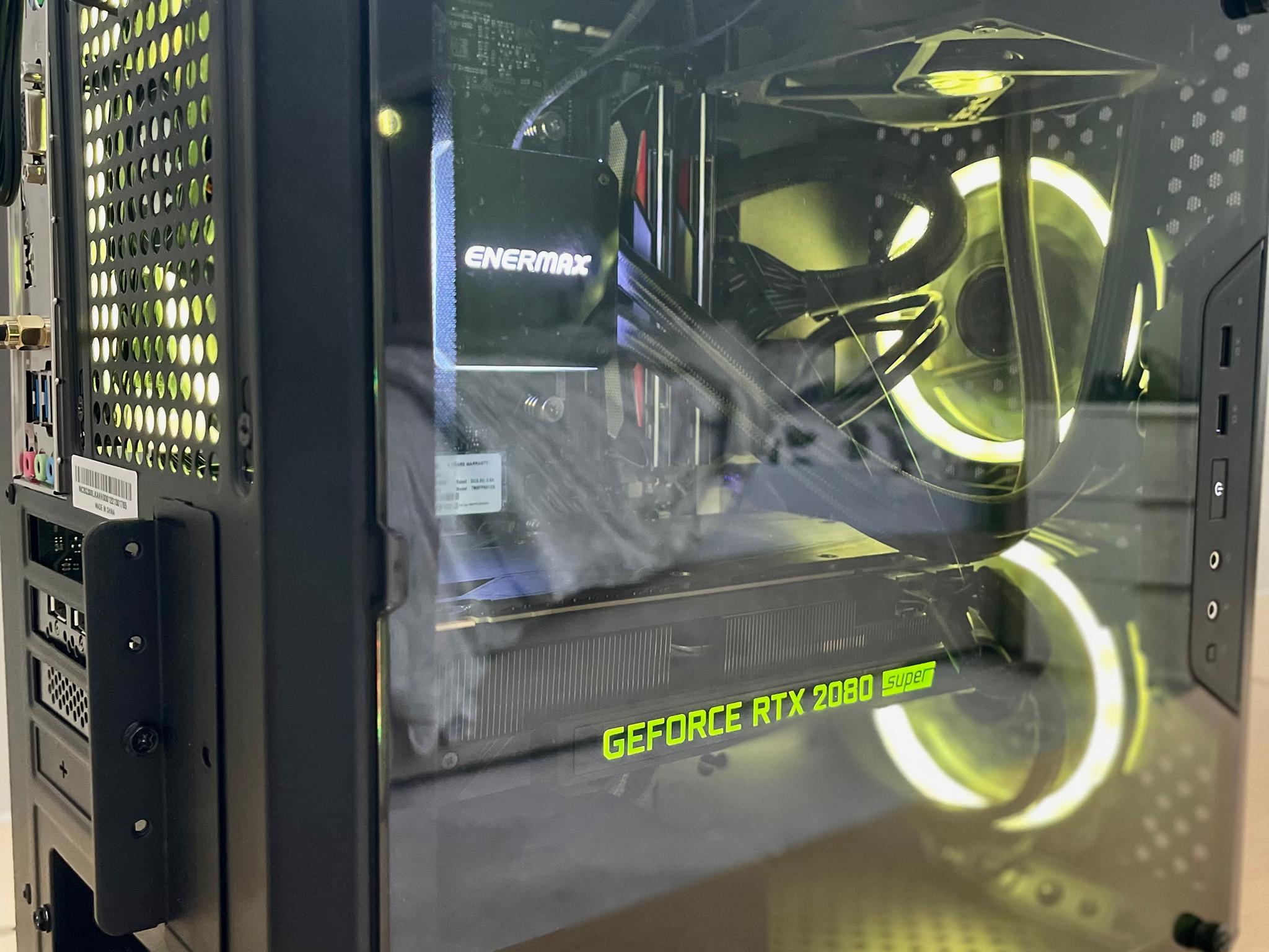 Micro ATX custom built gaming PC 3900X AMD w 2080 Super GPU 