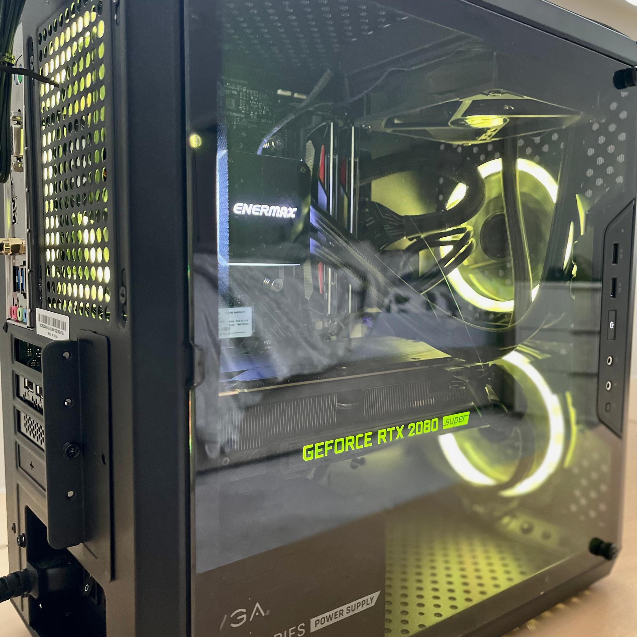 Micro ATX custom built gaming PC 3900X AMD w 2080 Super GPU 