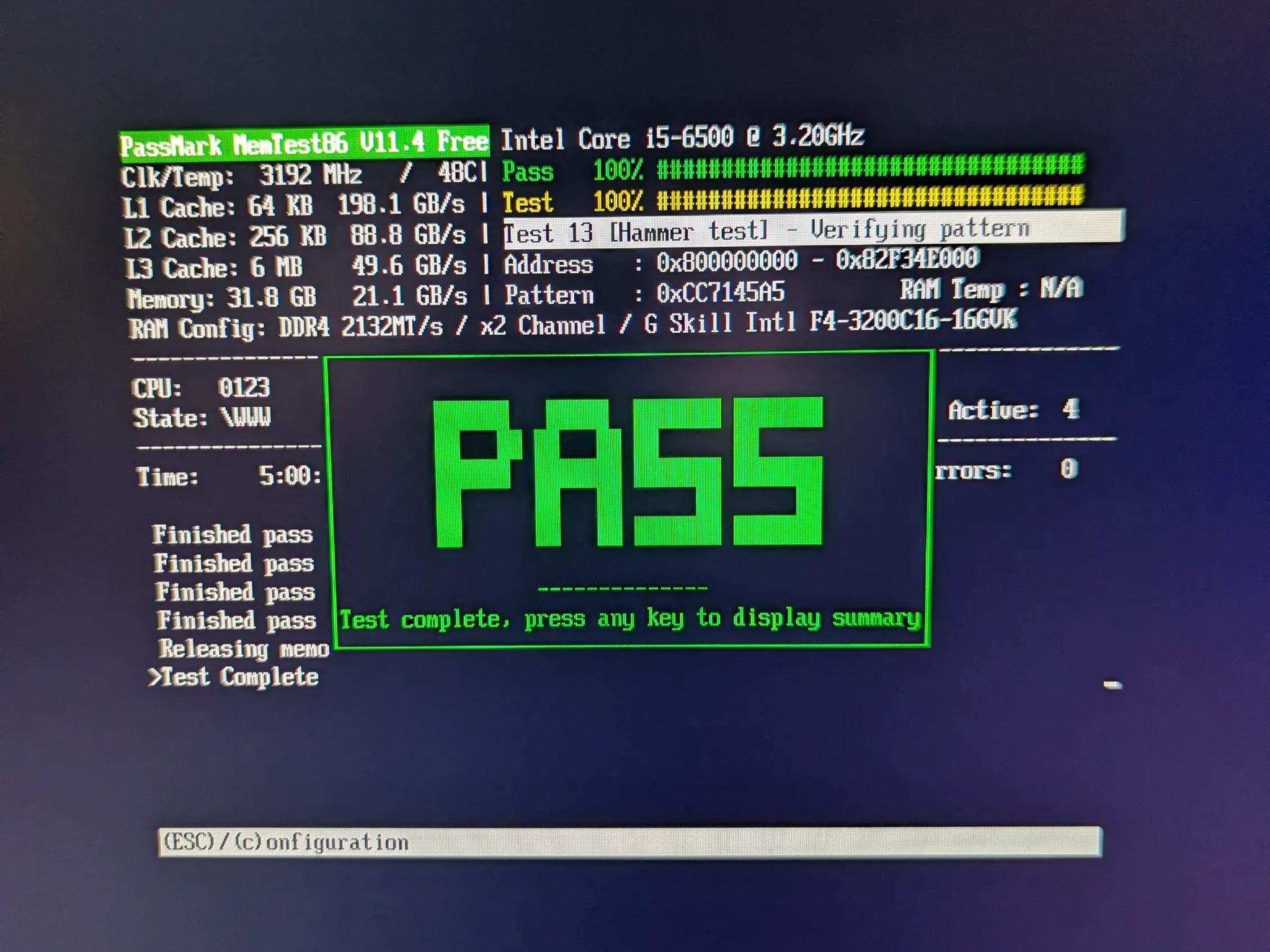 32GB DDR4 RipJaws Memory