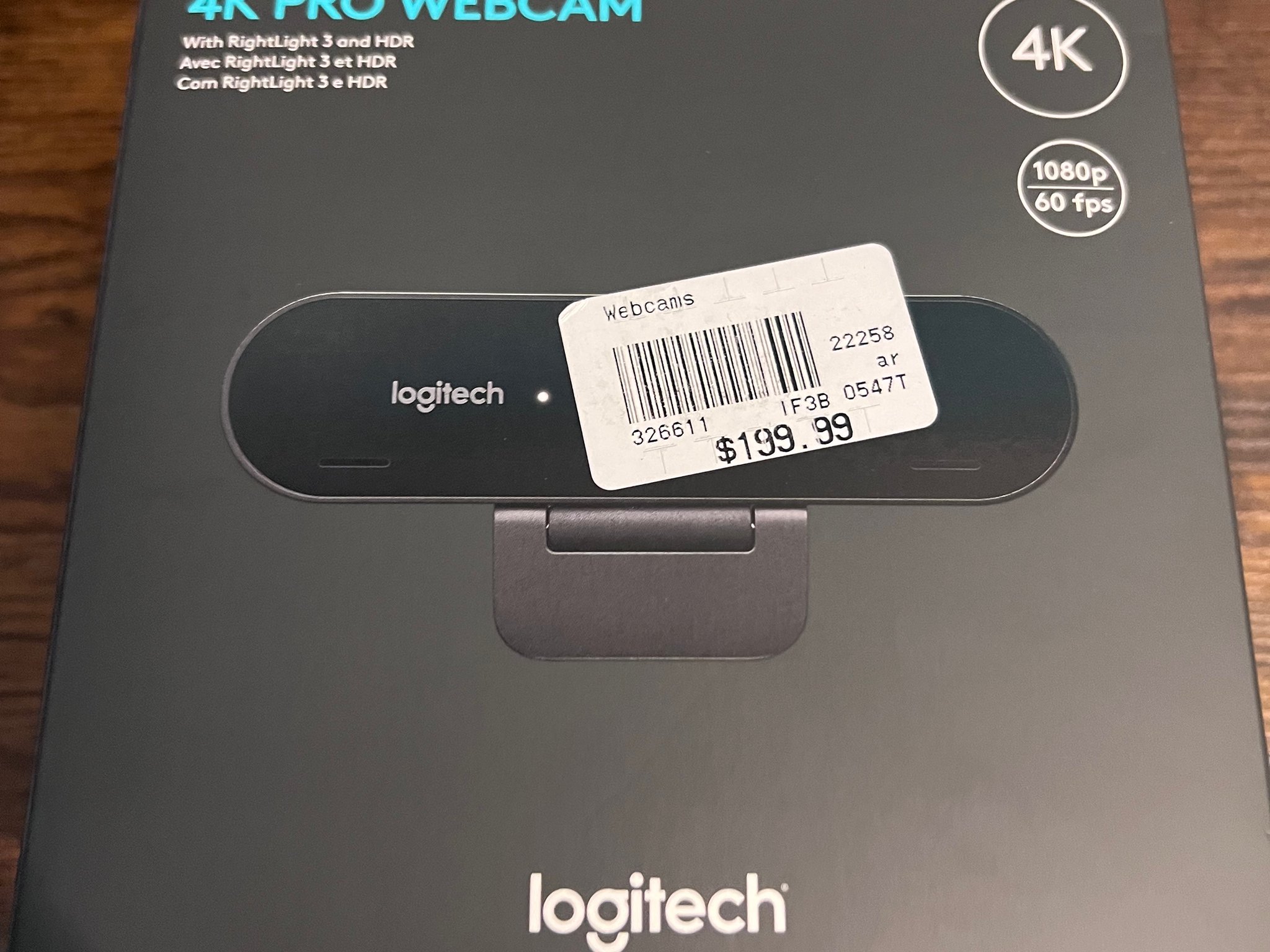 Logitech 4k pro webcam 