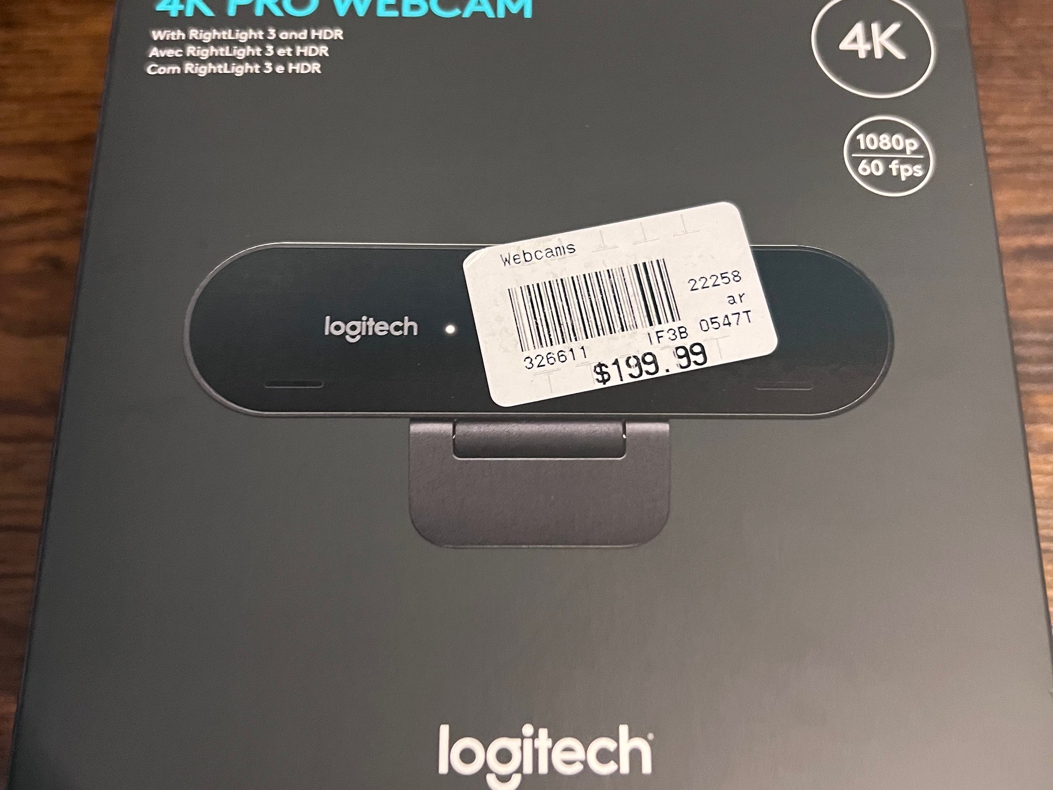 Logitech 4k pro webcam 