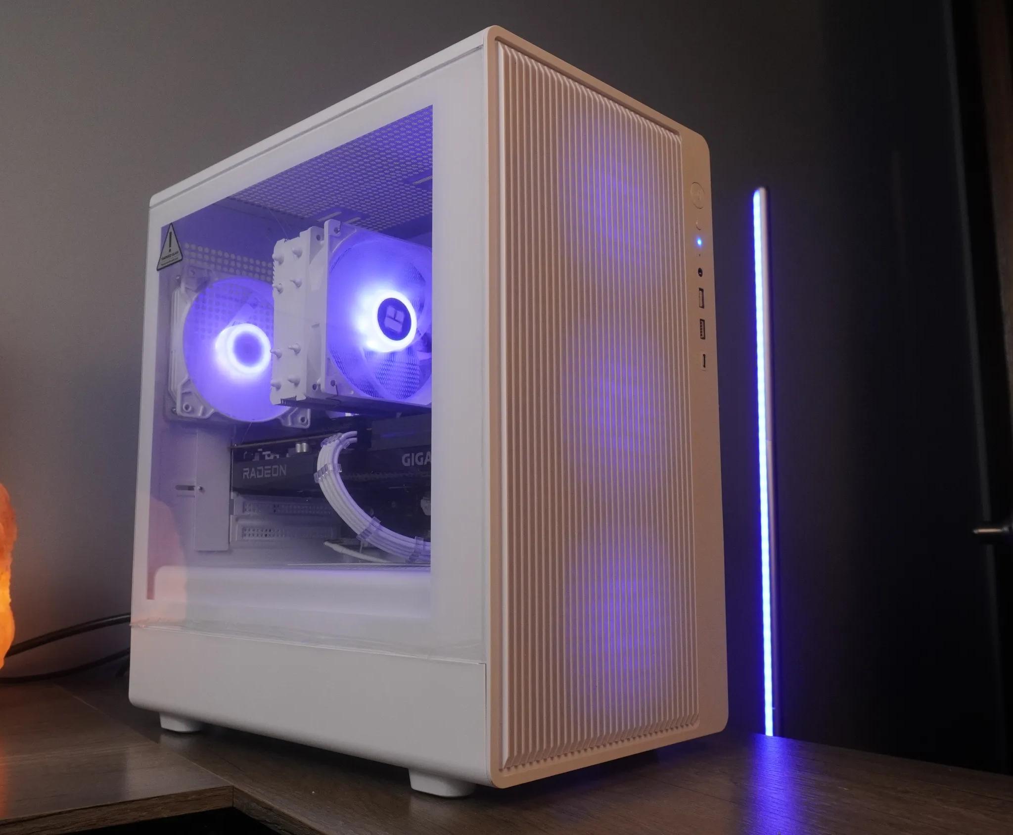 🤍ALL WHITE🤍 Price To Performance 💪 🧡RX 6600 🧡 Ryzen 5 5600 | 32GB | 1TB | WIN ACTI...