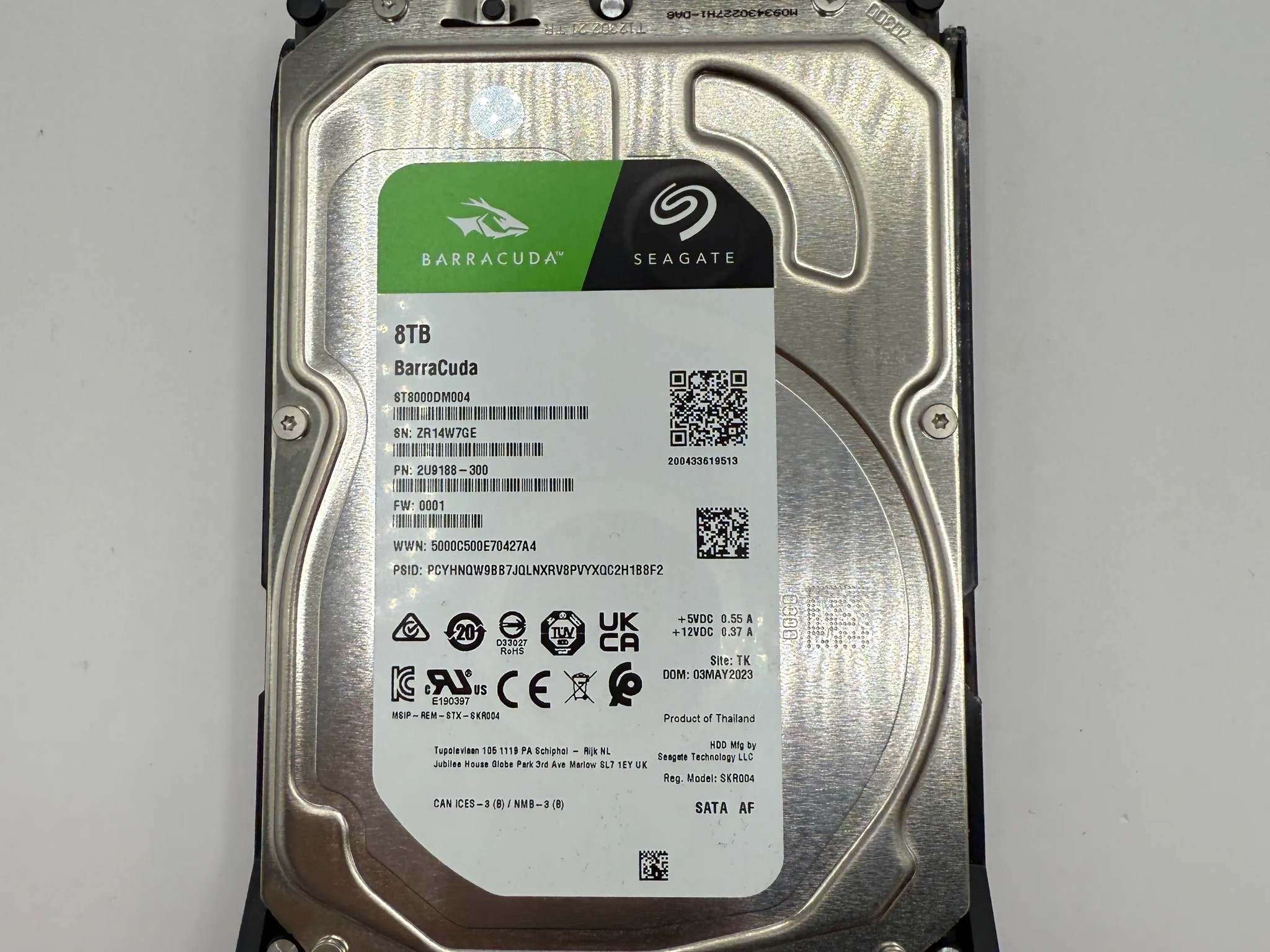 Seagate BarraCuda 8TB HDD