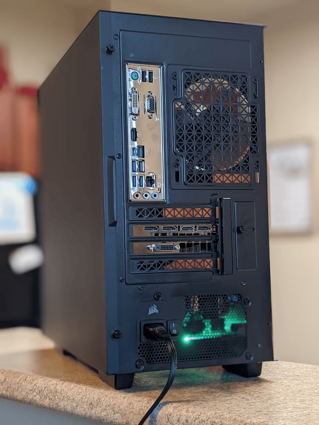 Stealth Black Ryzen Gaming PC -Ryzen 5 1600 - GTX 1060 6GB