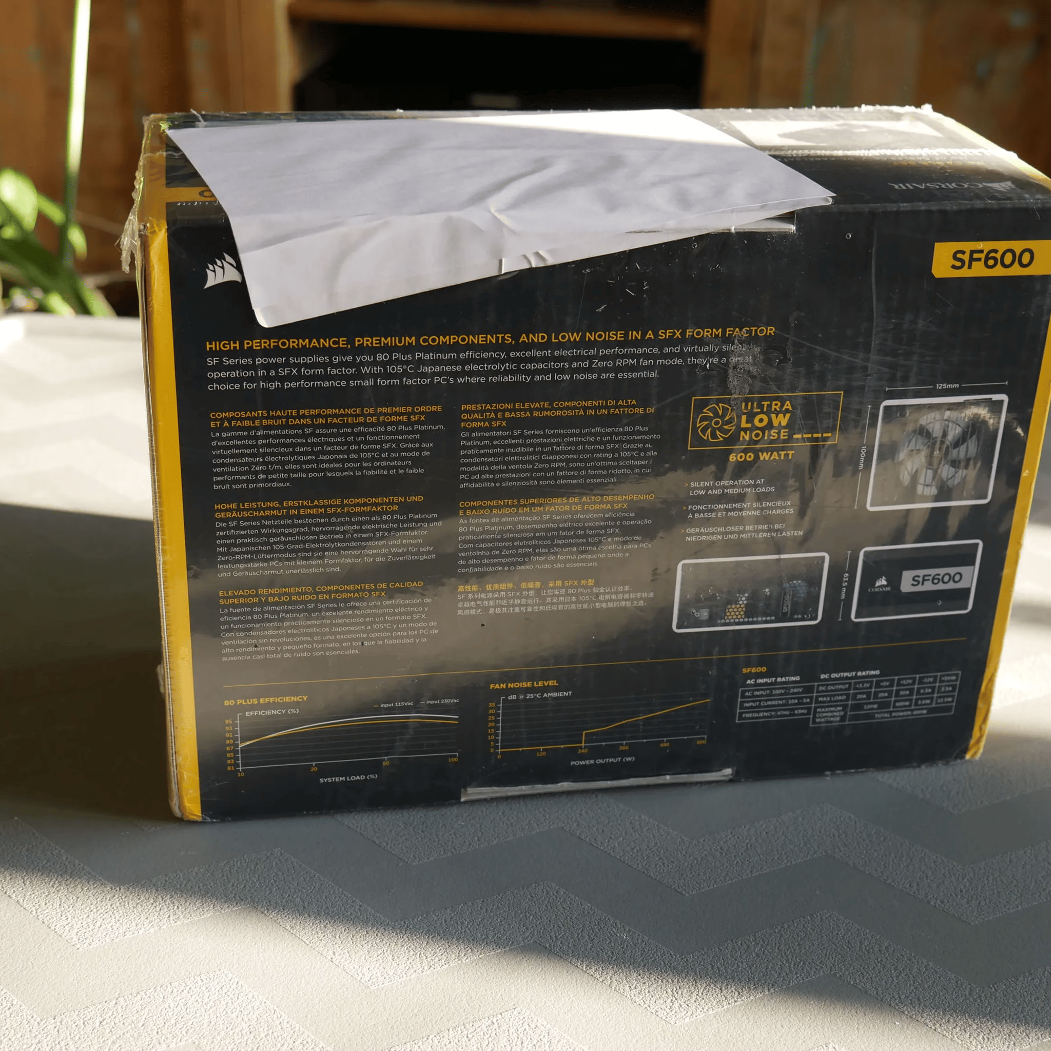 BNIB Corsair SF 600 80+ Platinum 