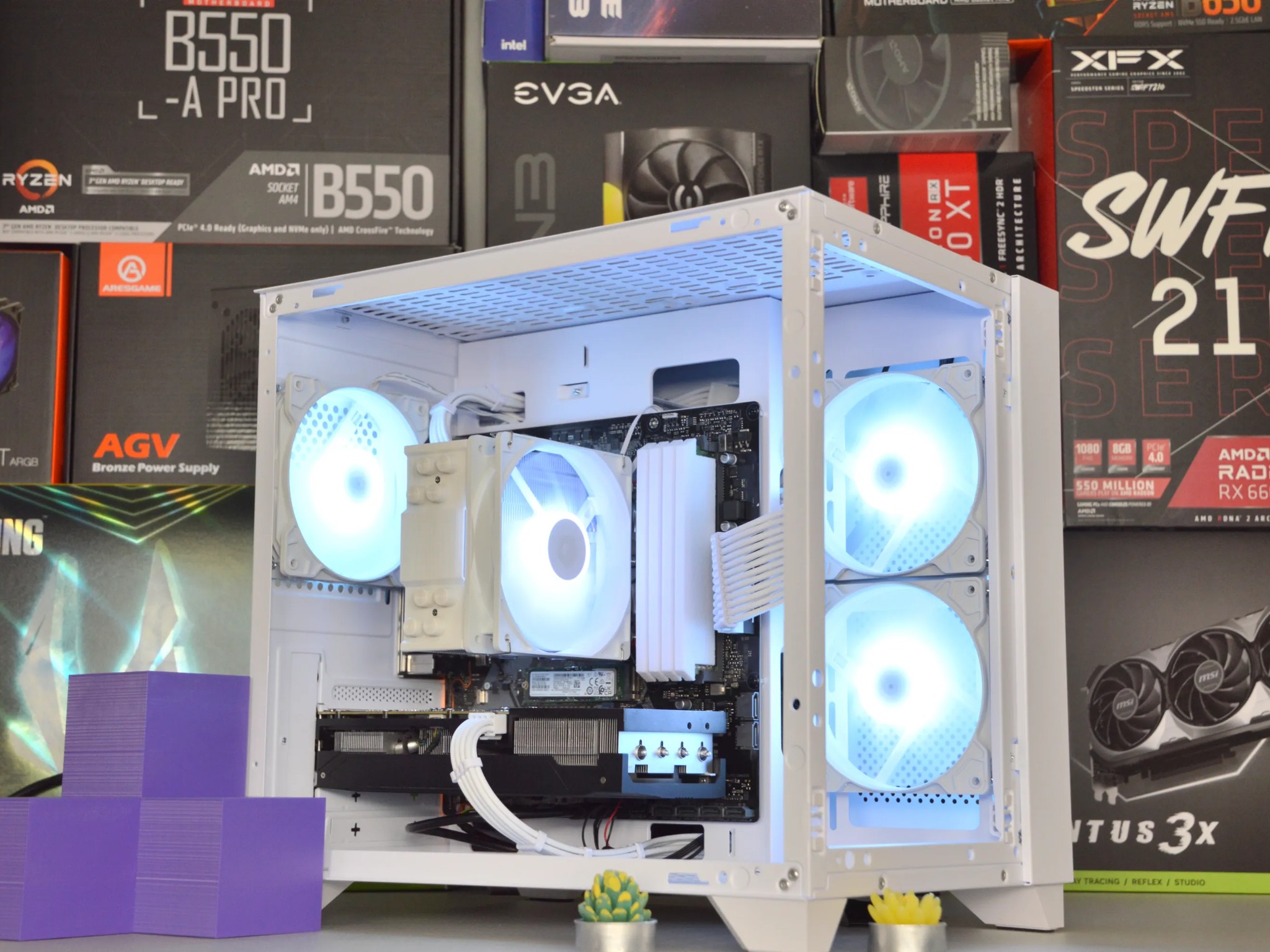 ❄️❄️| RTX 3060 Ti 8GB | RYZEN 5 5600 | 32GB DDR4 RAM | 1TB NVME SSD | The Snowflake |