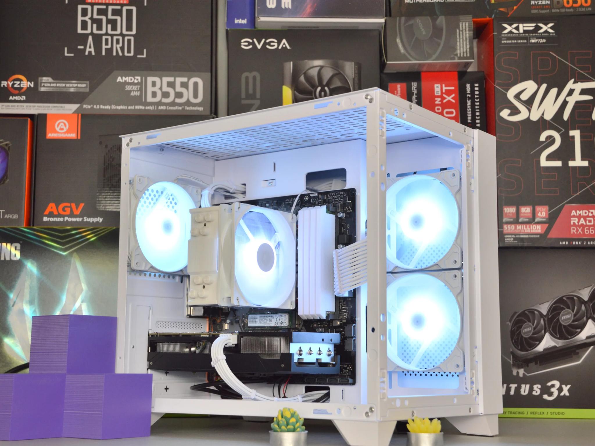 ❄️❄️| RTX 3060 Ti 8GB | RYZEN 5 5600 | 32GB DDR4 RAM | 1TB NVME SSD | The Snowflake |