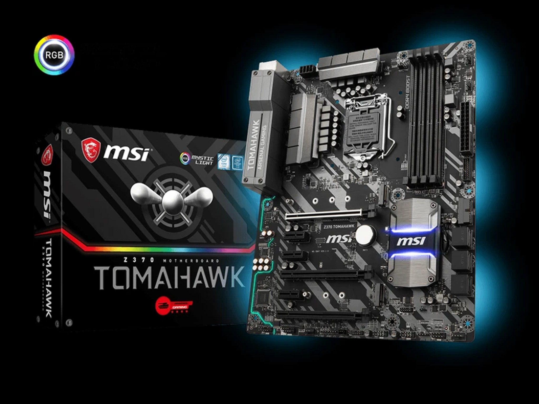 GAMING PC INTEL I5 9400 16 GB RAM RX 6600M 8 GB GPU 1TB NVME & 250 GB HHD RGB