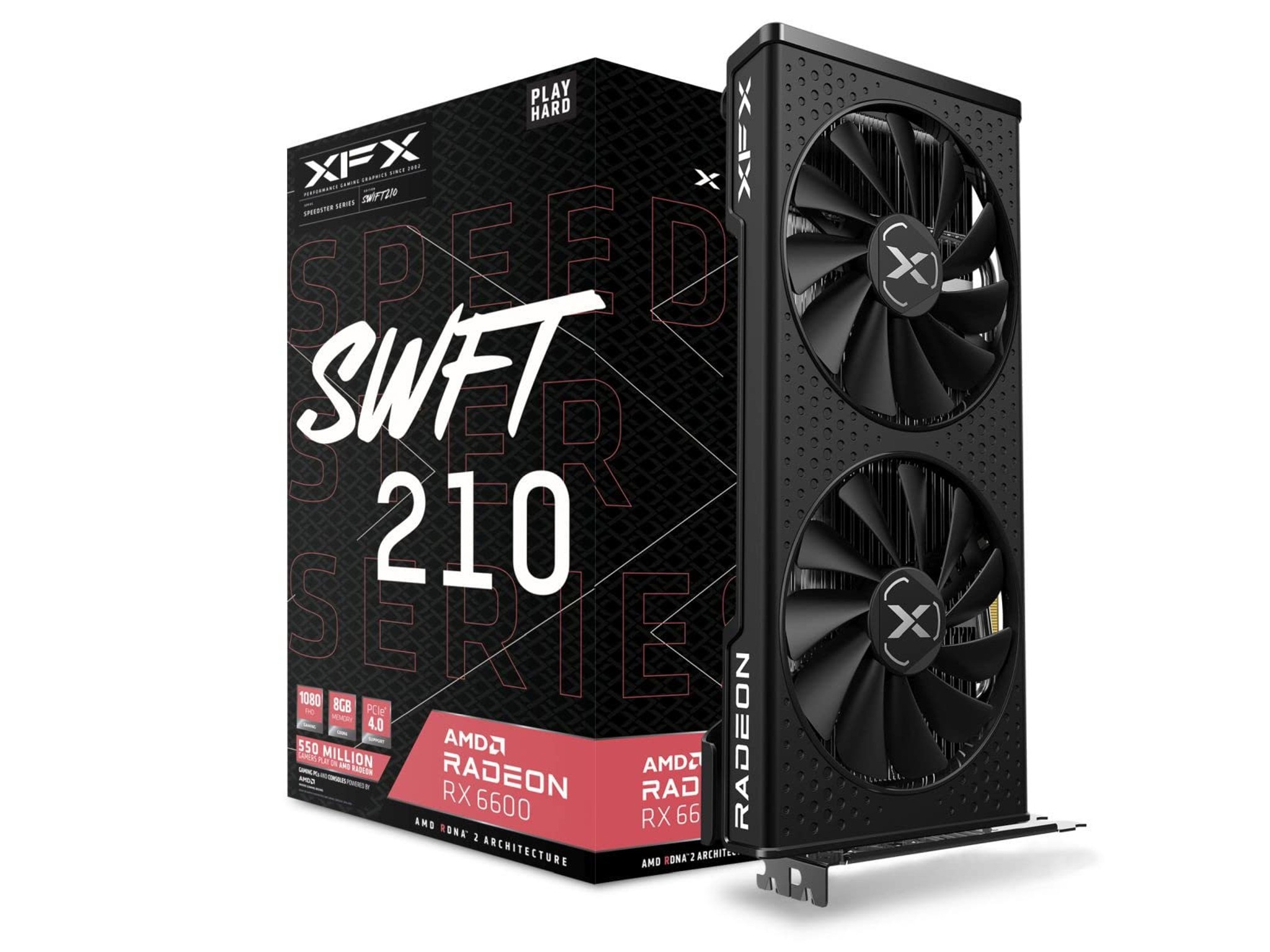 !!!BEST DEAL AMD - XFX RX6600 8GB - LIKE NEW, CAN BE PRE-OVERCLOCKED!!!