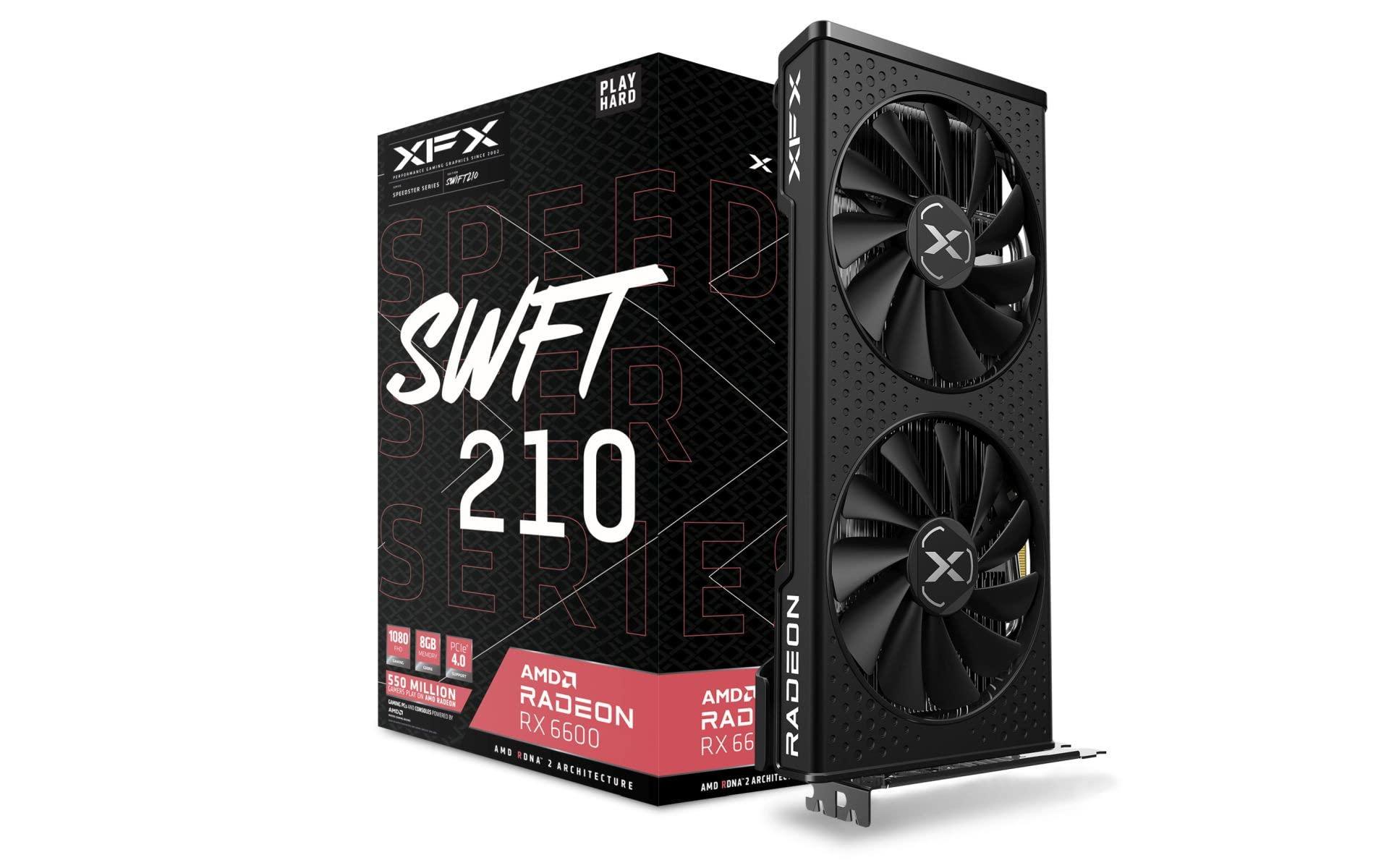 !!!BEST DEAL AMD - XFX RX6600 8GB - LIKE NEW, CAN BE PRE-OVERCLOCKED!!!