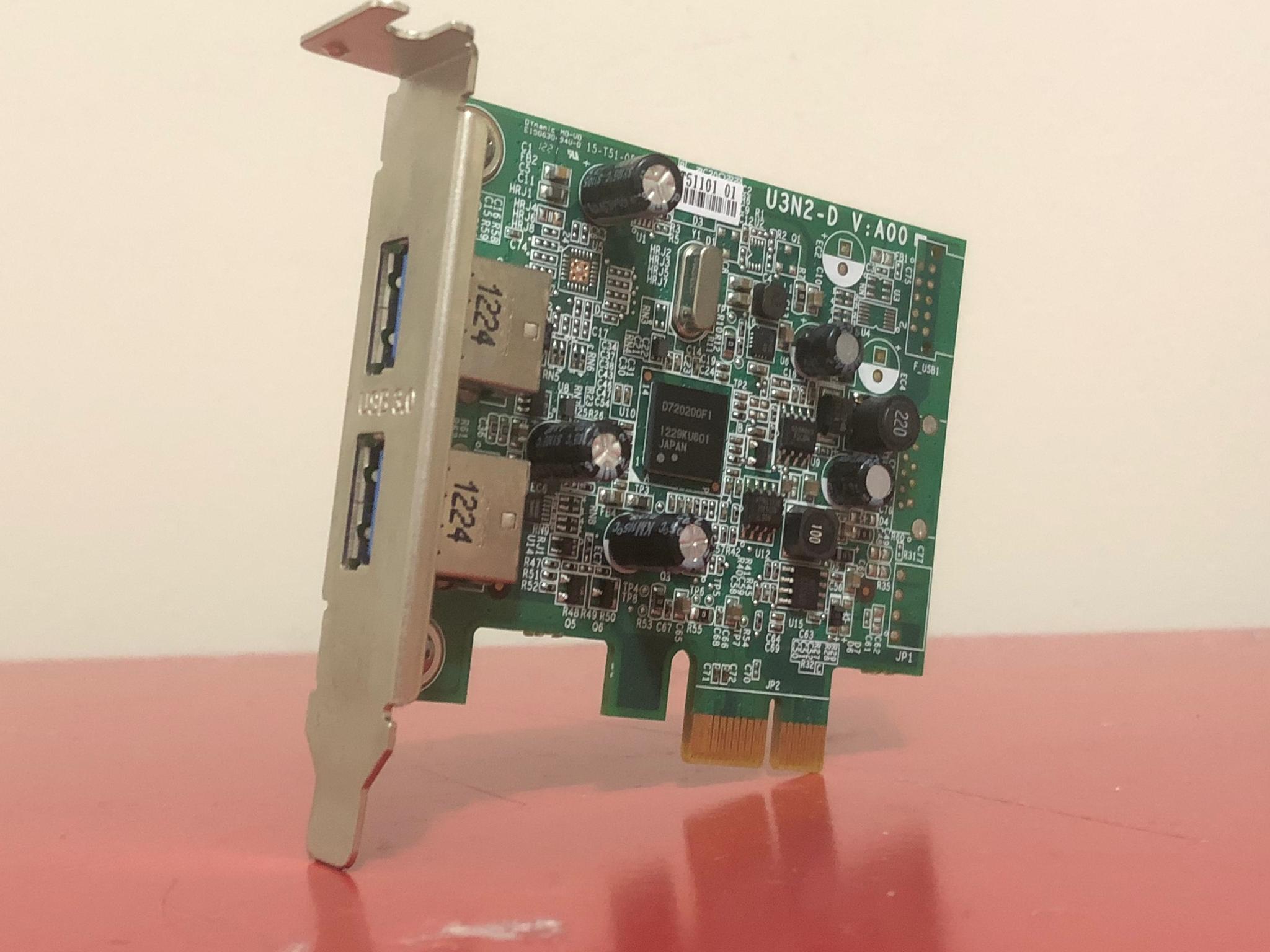 PCIe to Dual USB 3.0