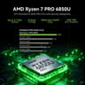 Ryzen 7 PRO 6850U + 32GB DDR5 + 1TB SSD GMKtec NucBox M7 Ultra Mini PC