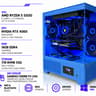 HIGH FPS Blue RGB Gaming PC | RTX 4060 8GB | Ryzen 5 5500 | 16GB RAM | 1TB SSD | WiFi