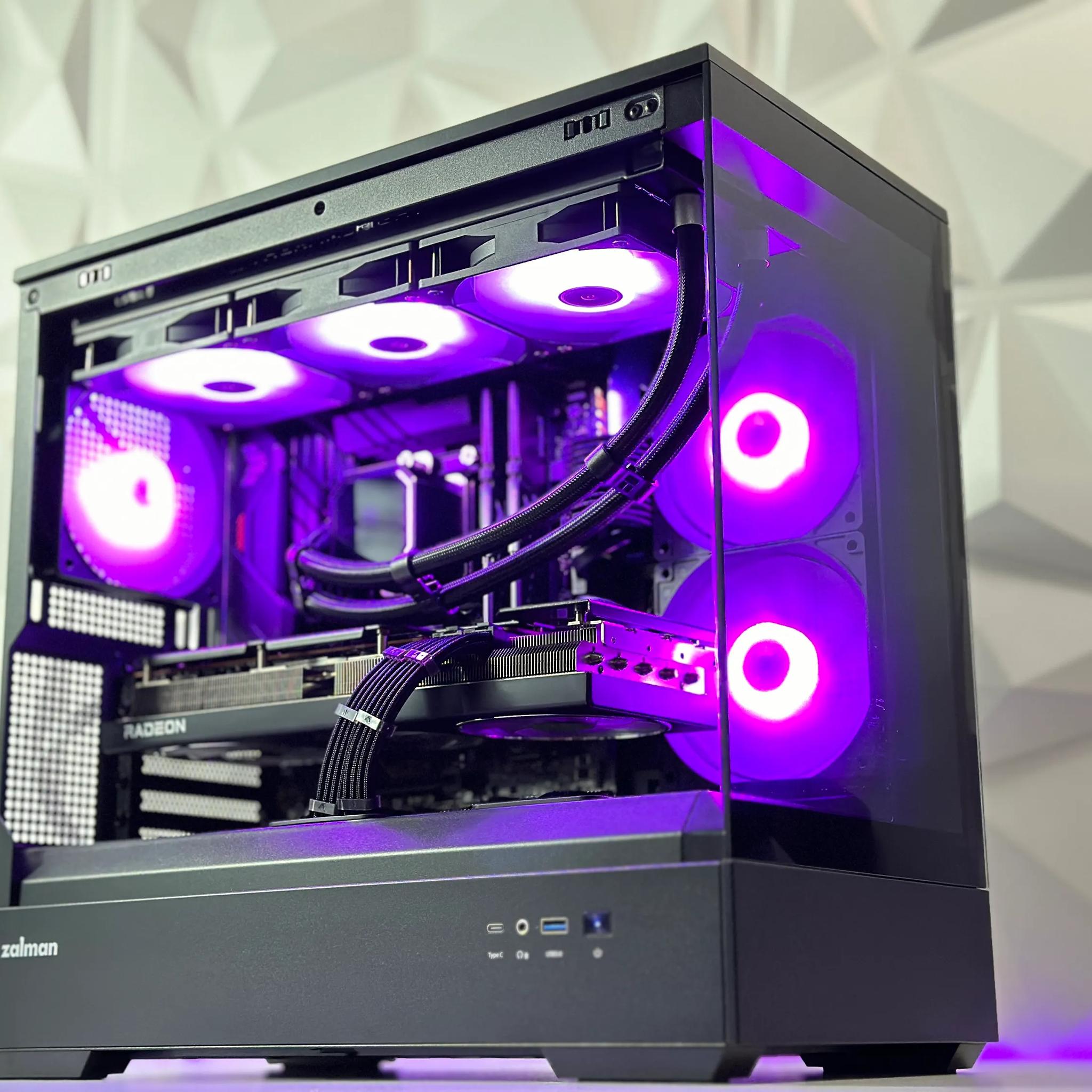 🌌🔫Dark Trooper||Liquid Cooled Gaming PC 🌌AMD RX 7800 XT 16GB🌌Intel 12600KF🌌32GB DDR4🌌1TB SSD