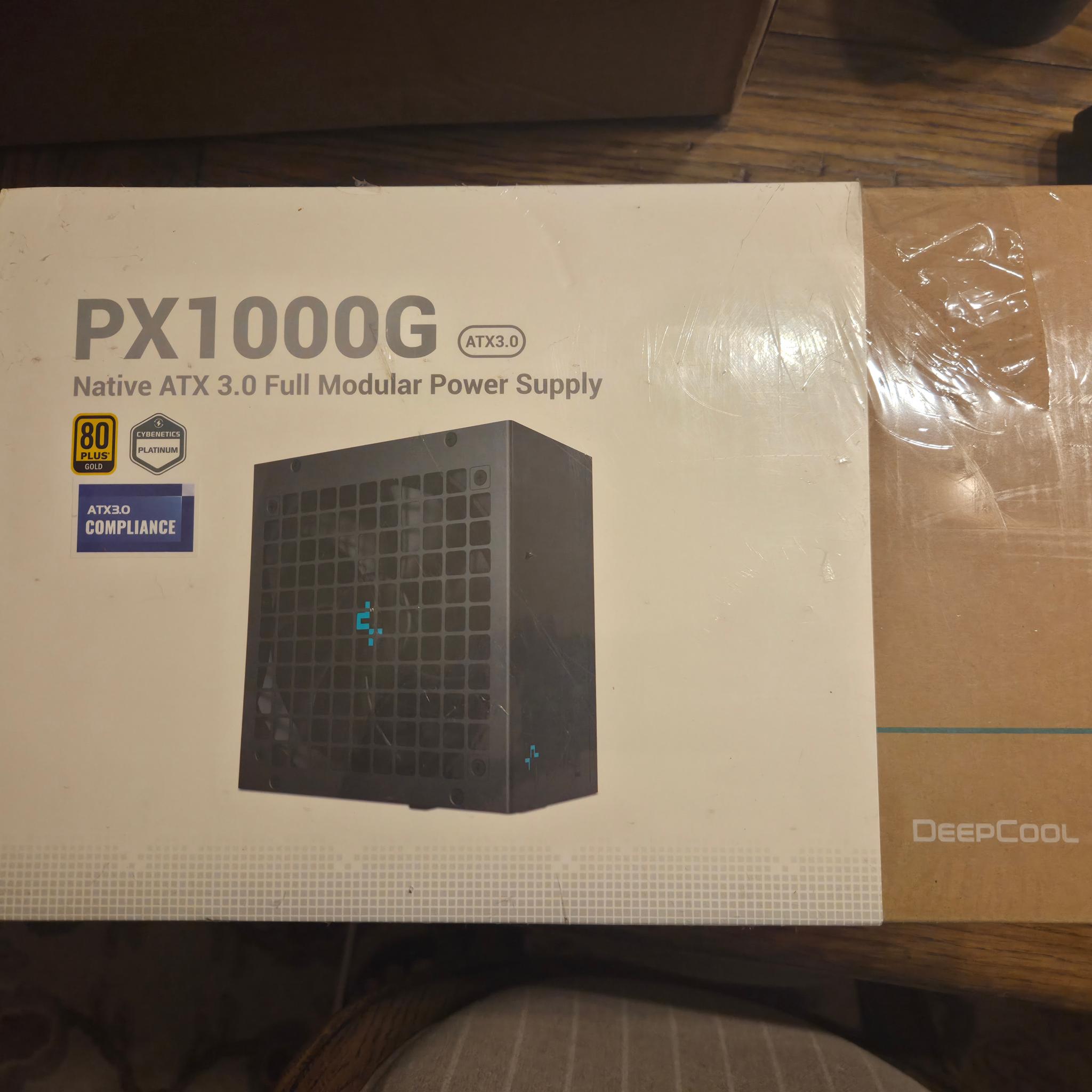 DeepCool PX1000G A+ Tier 1000w ATX 3.0 PSU! BNIB! Sealed! 5080 & 5090 Ready!