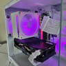 ❄️ Frost Neon Flow – RTX 2060 12GB Gaming PC 🤍