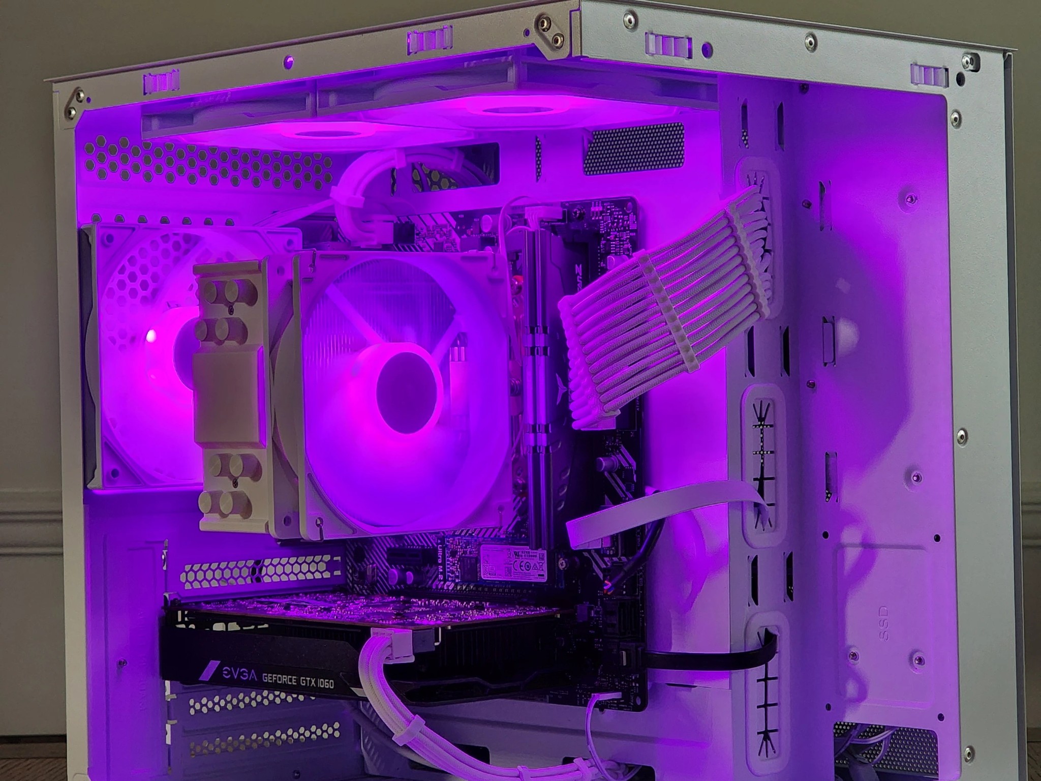 White Gaming PC | Ryzen 5 | GTX 1060 6GB | 16GB | 1TB | 450W | ARGB | WI-FI + BT