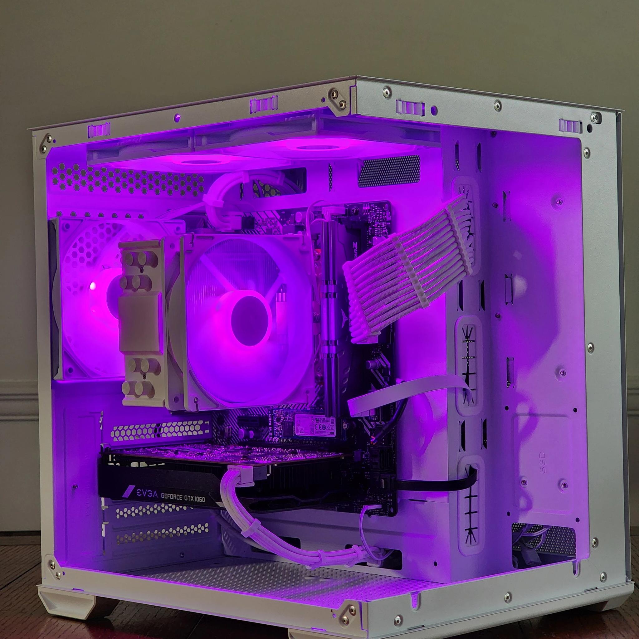 White Gaming PC | Ryzen 5 | GTX 1060 6GB | 16GB | 1TB | 450W | ARGB | WI-FI + BT