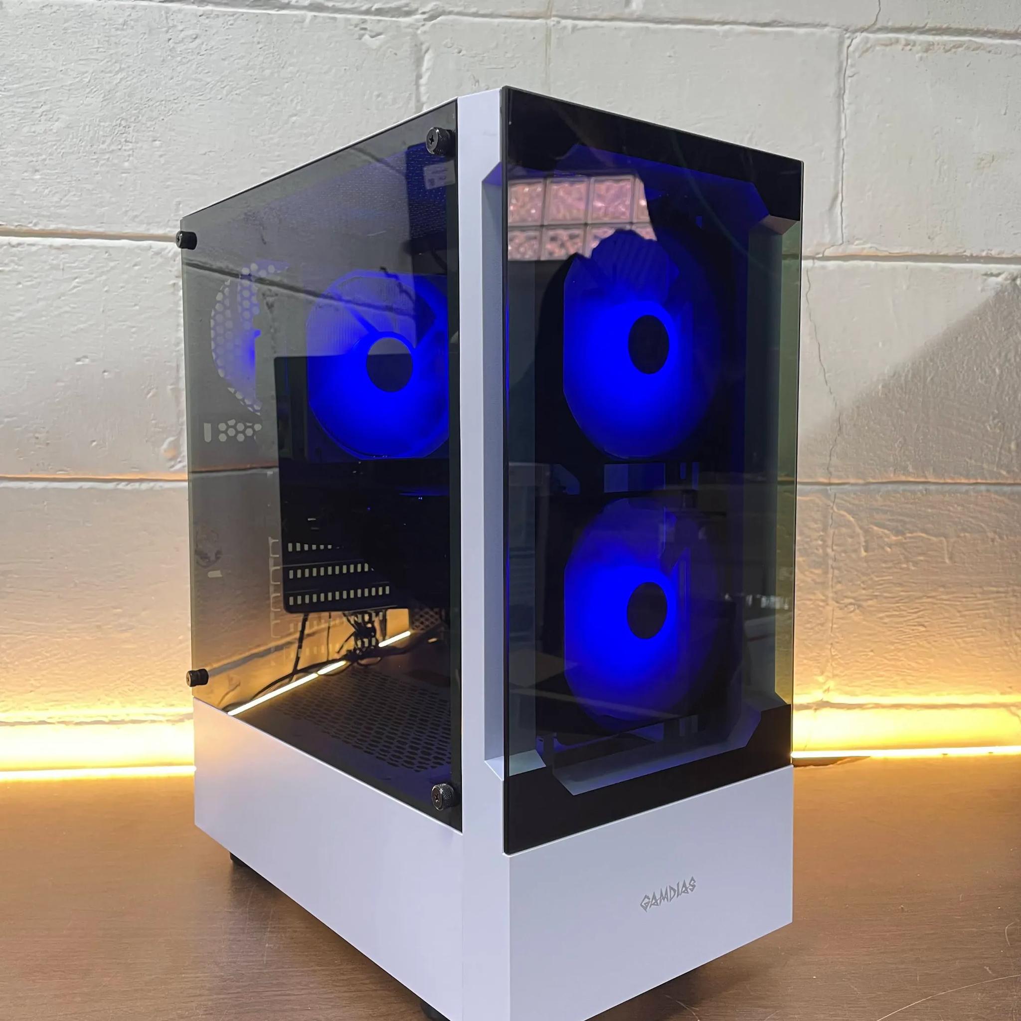 Sleeky Gaming PC | Intel i5 / AMD RX580 / 8GB / 1.1TB Win 11 Pro WiFi