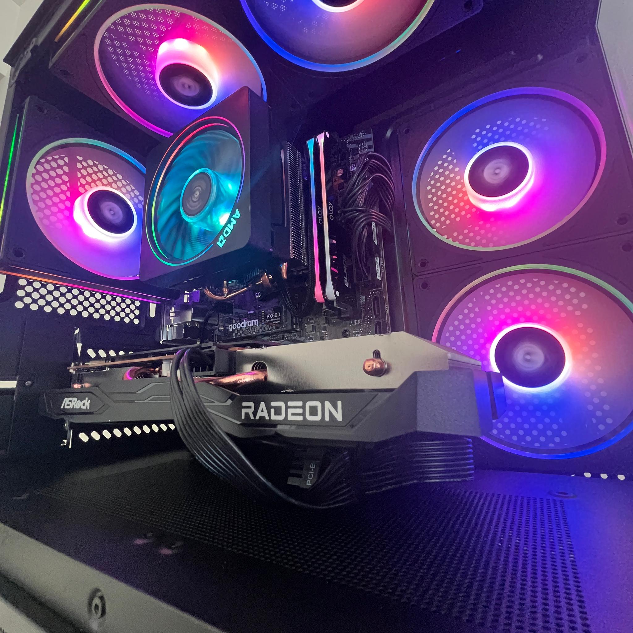 GAMING PC RYZEN 5 | RX 6600 | 1TB SSD | 16GB RAM | WINDOWS 11 | WIFI & BT