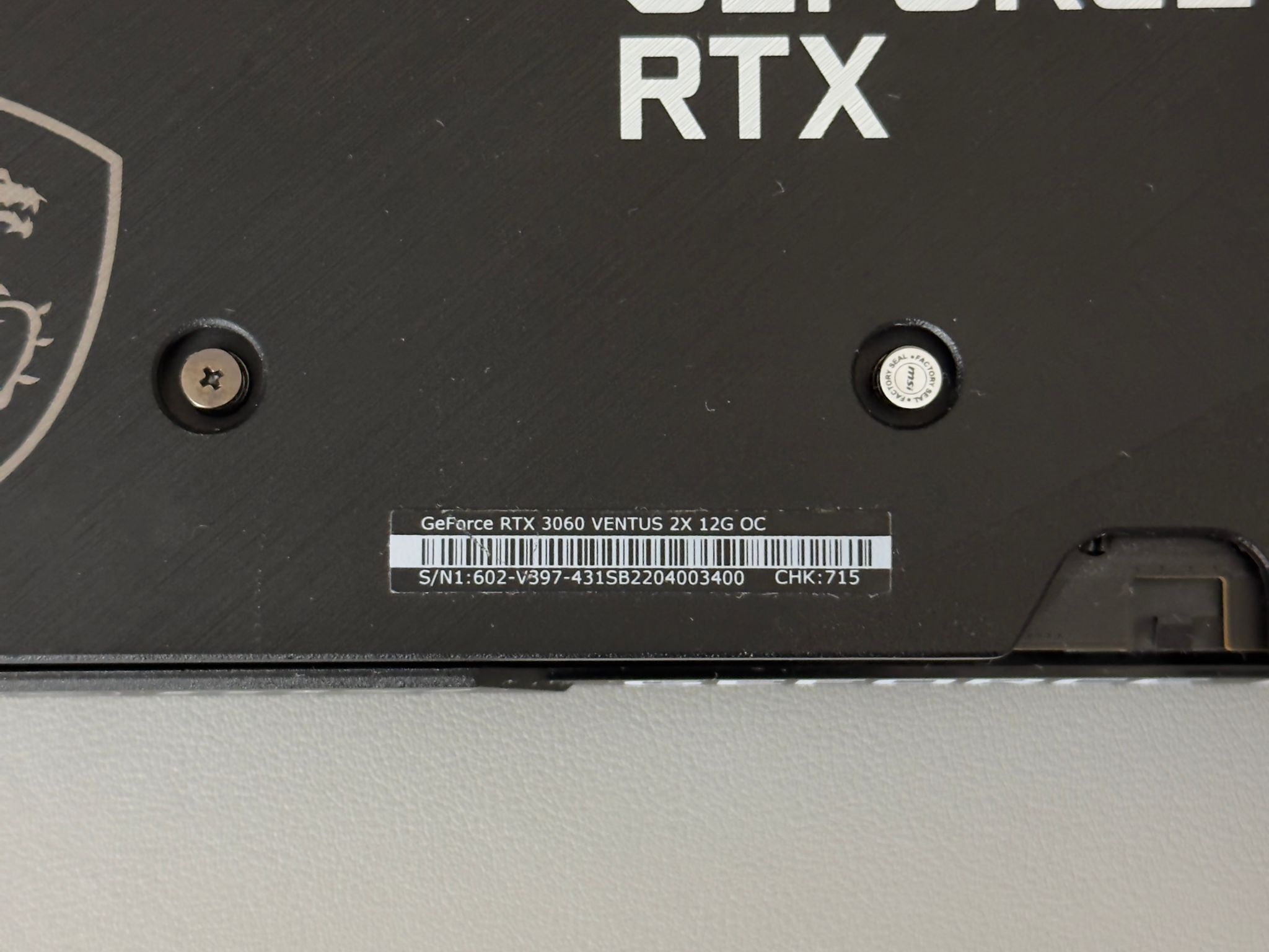NVIDIA 3060 12GB