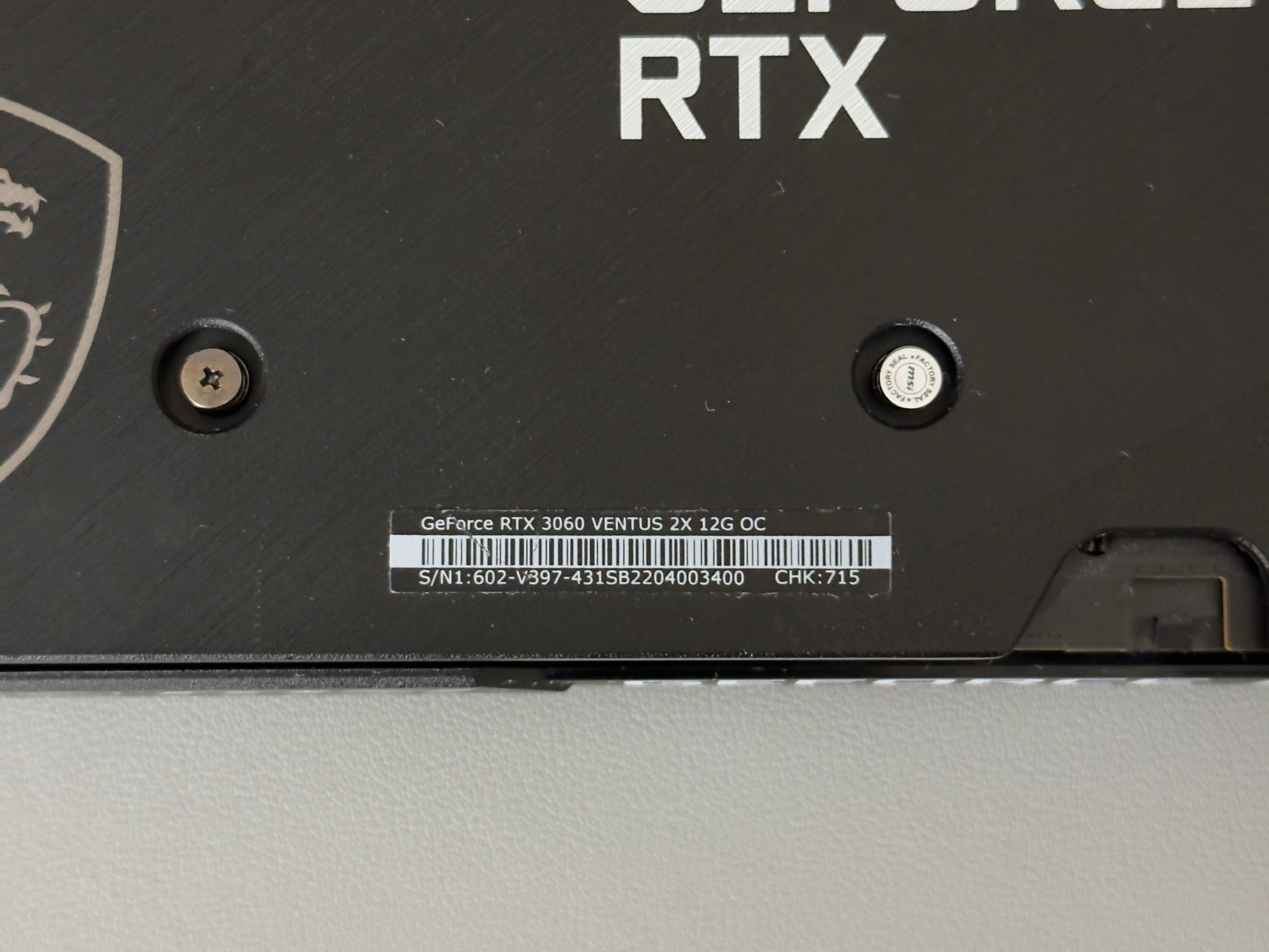NVIDIA 3060 12GB