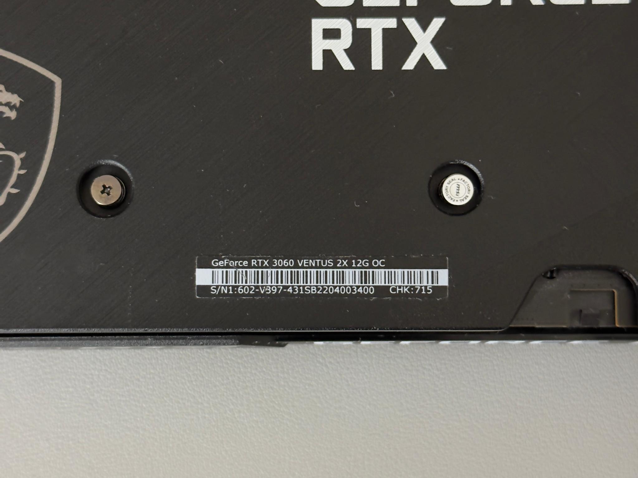 NVIDIA 3060 12GB