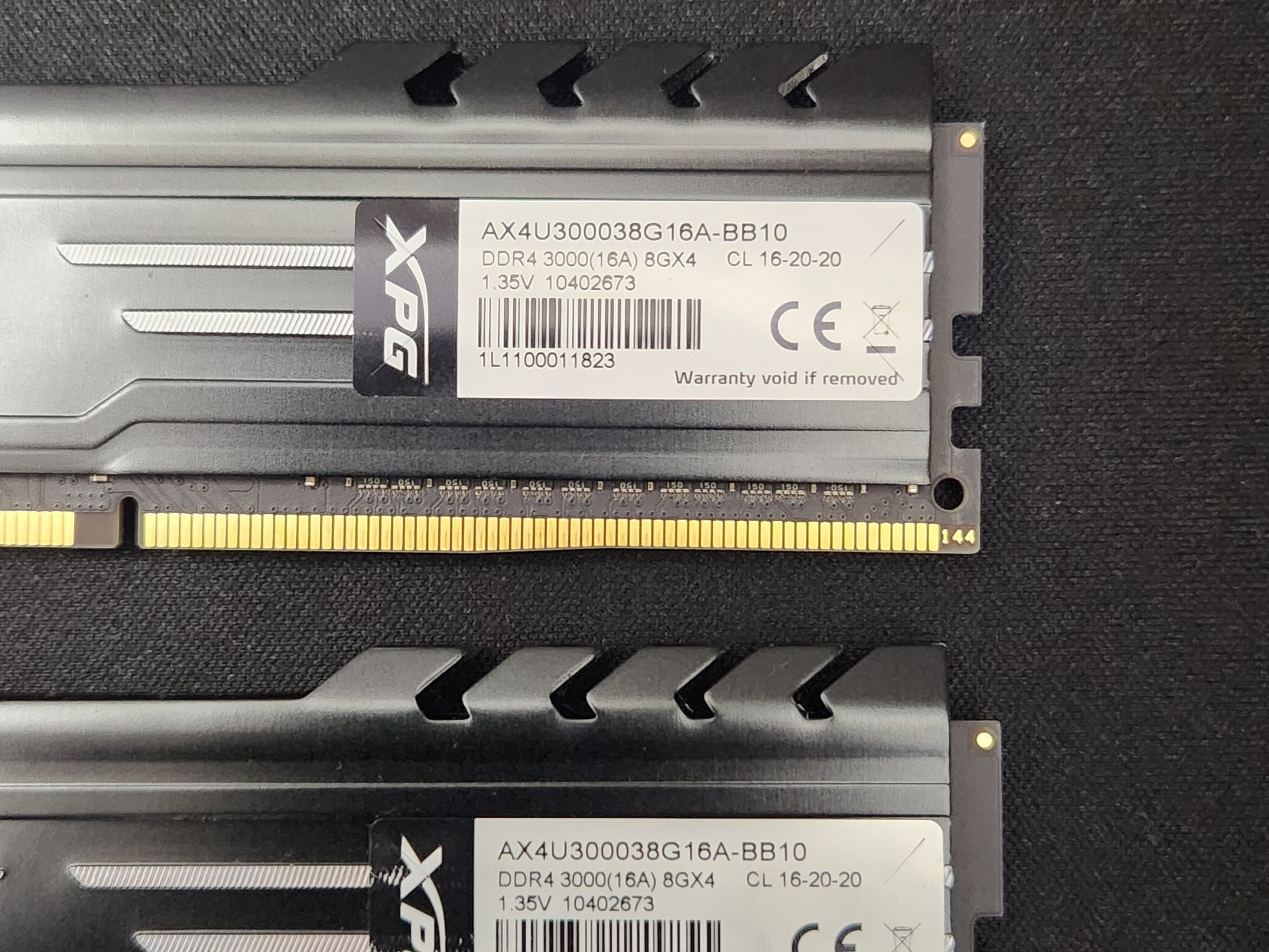 "Not Working" XPG DDR4 Ram