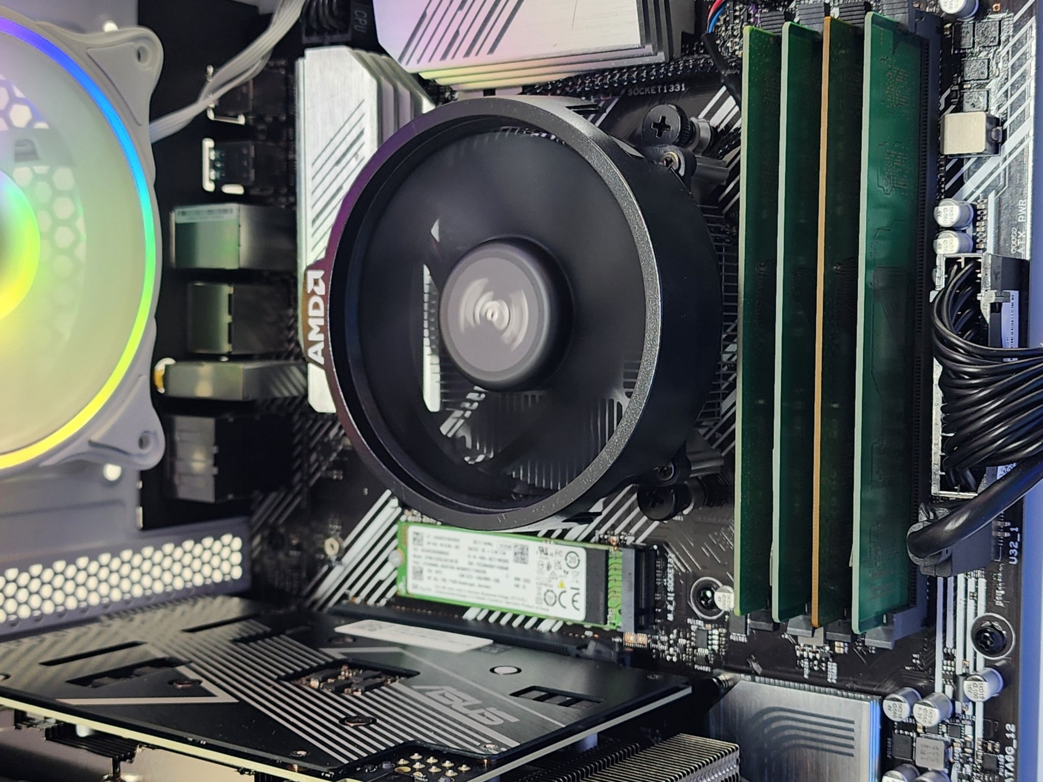 Gaming PC Ryzen 5 5500 16GB RAM 512GB SSD RTX 3060 8GB Windows 11 Computer