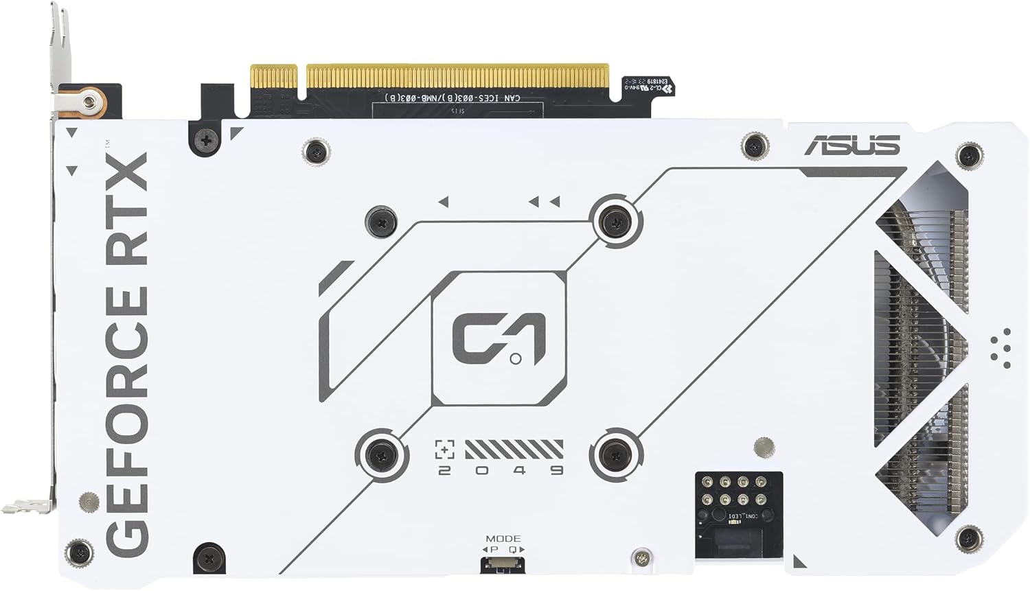 ASUS GeForce RTX 4060 8GB Dual White OC GDDR6 Video Graphics Card GPU