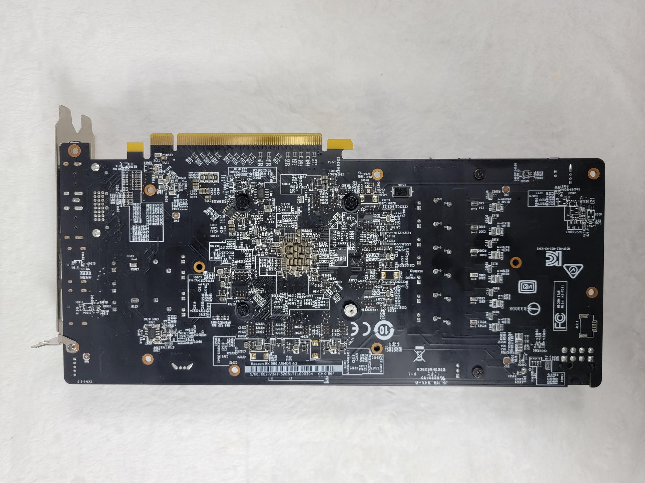 MSI Radeon RX 580 ARMOR 4G OC | 4GB GDDR5 | Tested & Working