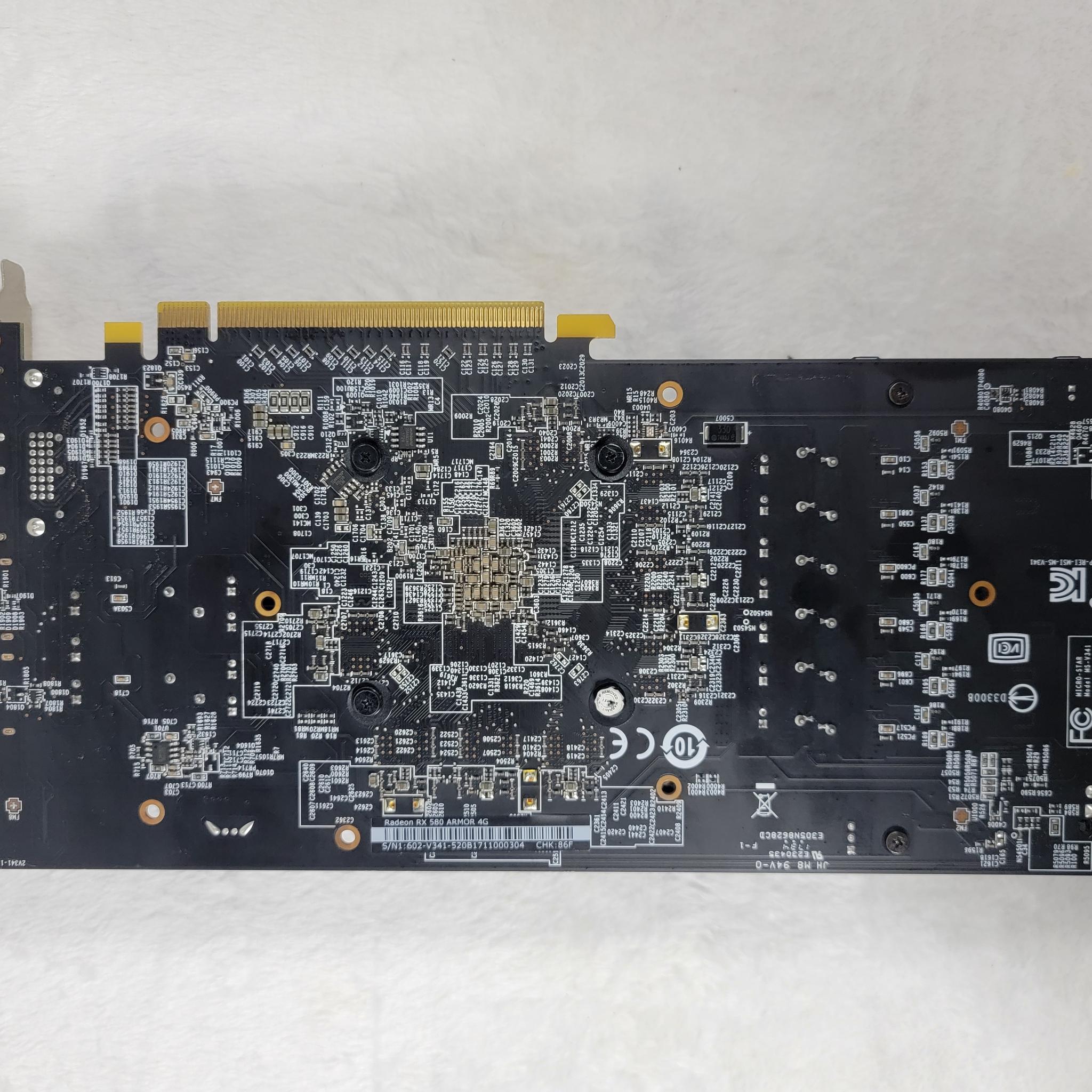 MSI Radeon RX 580 ARMOR 4G OC | 4GB GDDR5 | Tested & Working