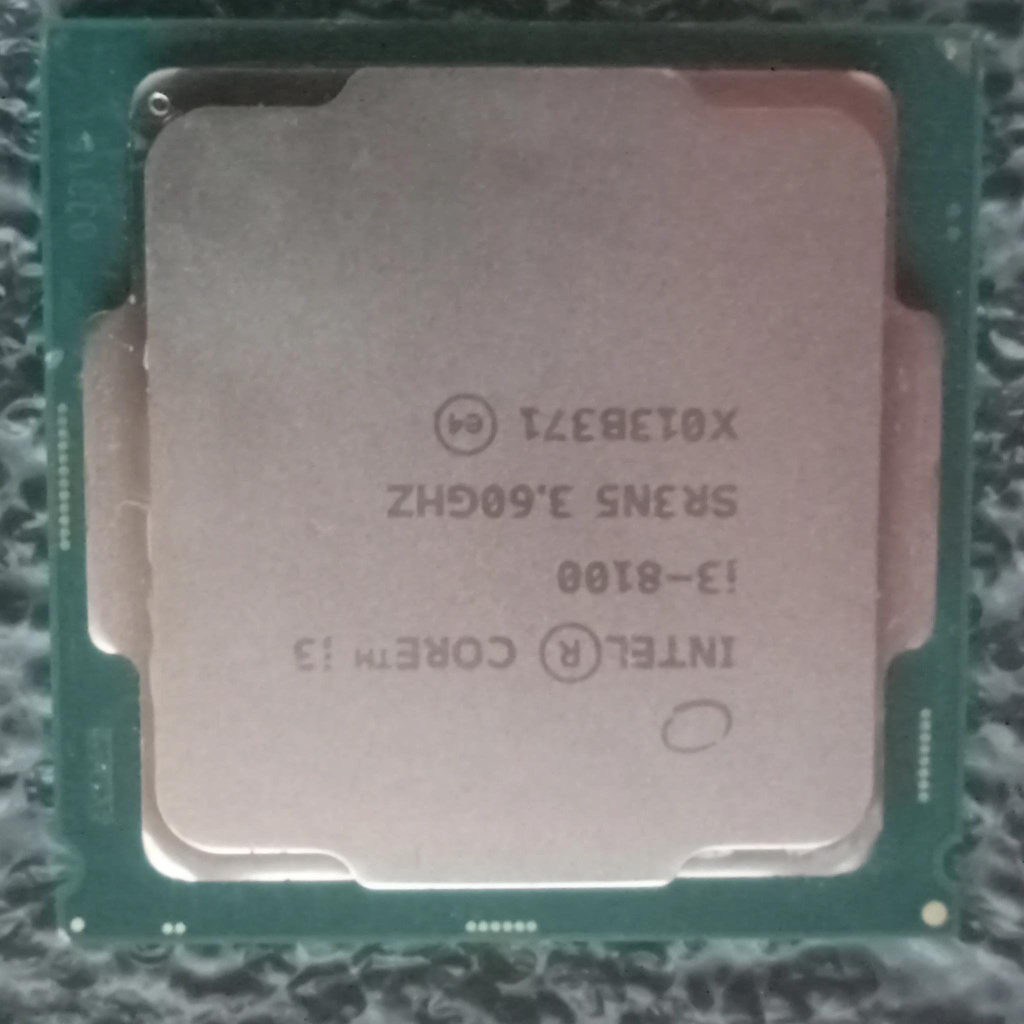 - Used - Intel i3 - 8100