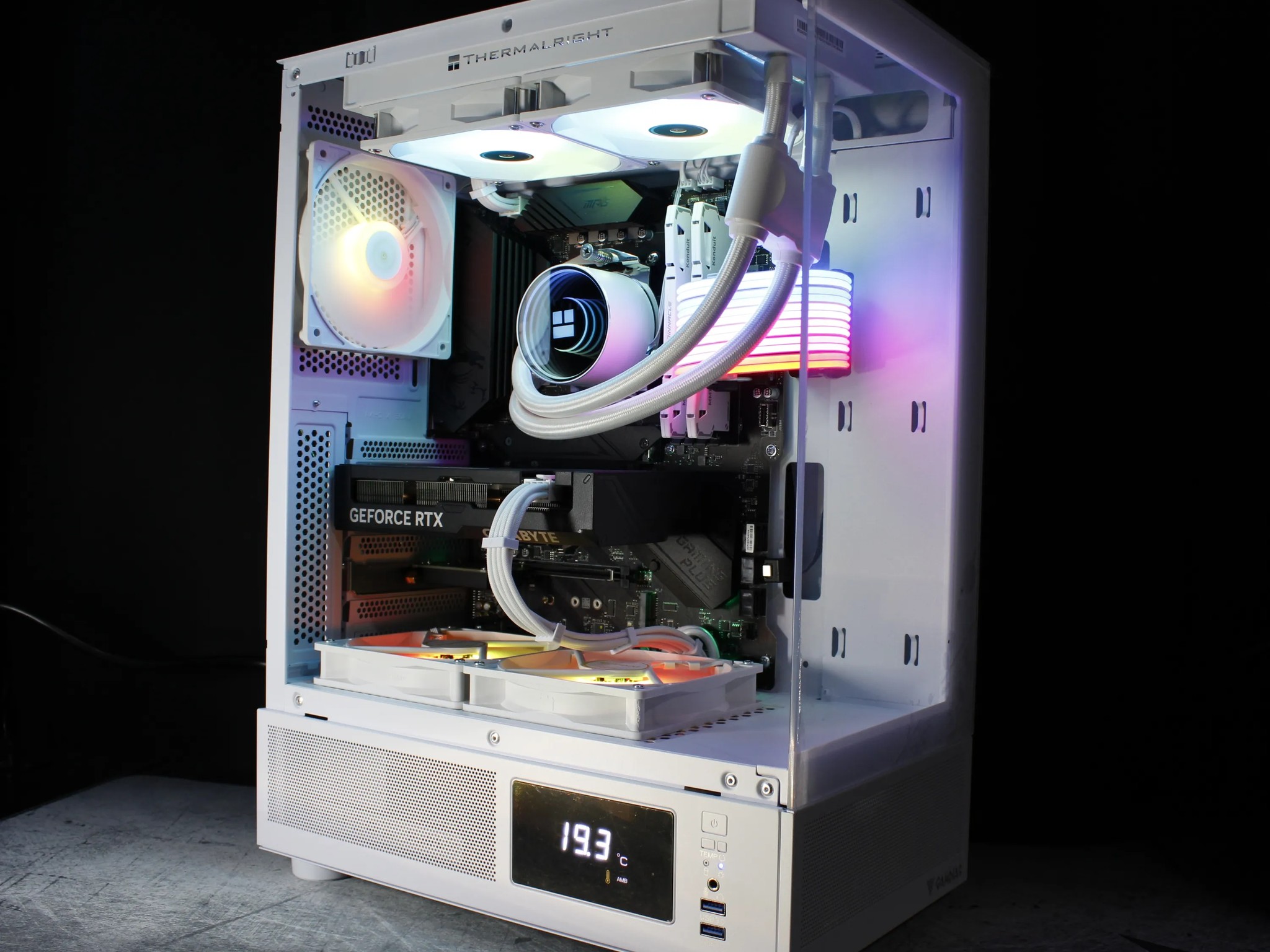 🤍White Gaming PC |RTX 4060 TI|Ryzen 7|1TB SSD|