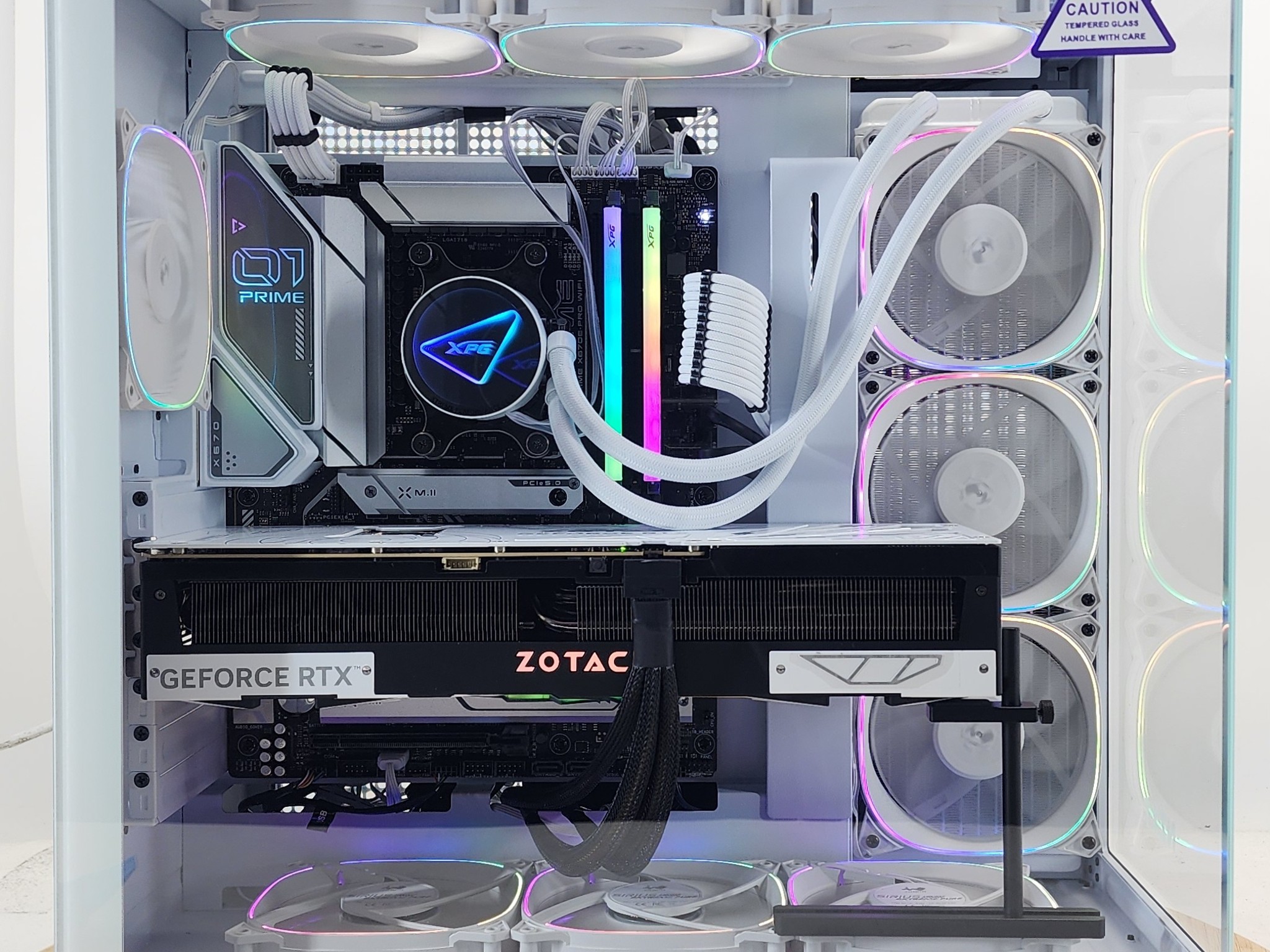 Gaming PC Ryzen 9 9900X 32GB RAM 2TB SSD RTX 5080 16GB Windows 11 Computer