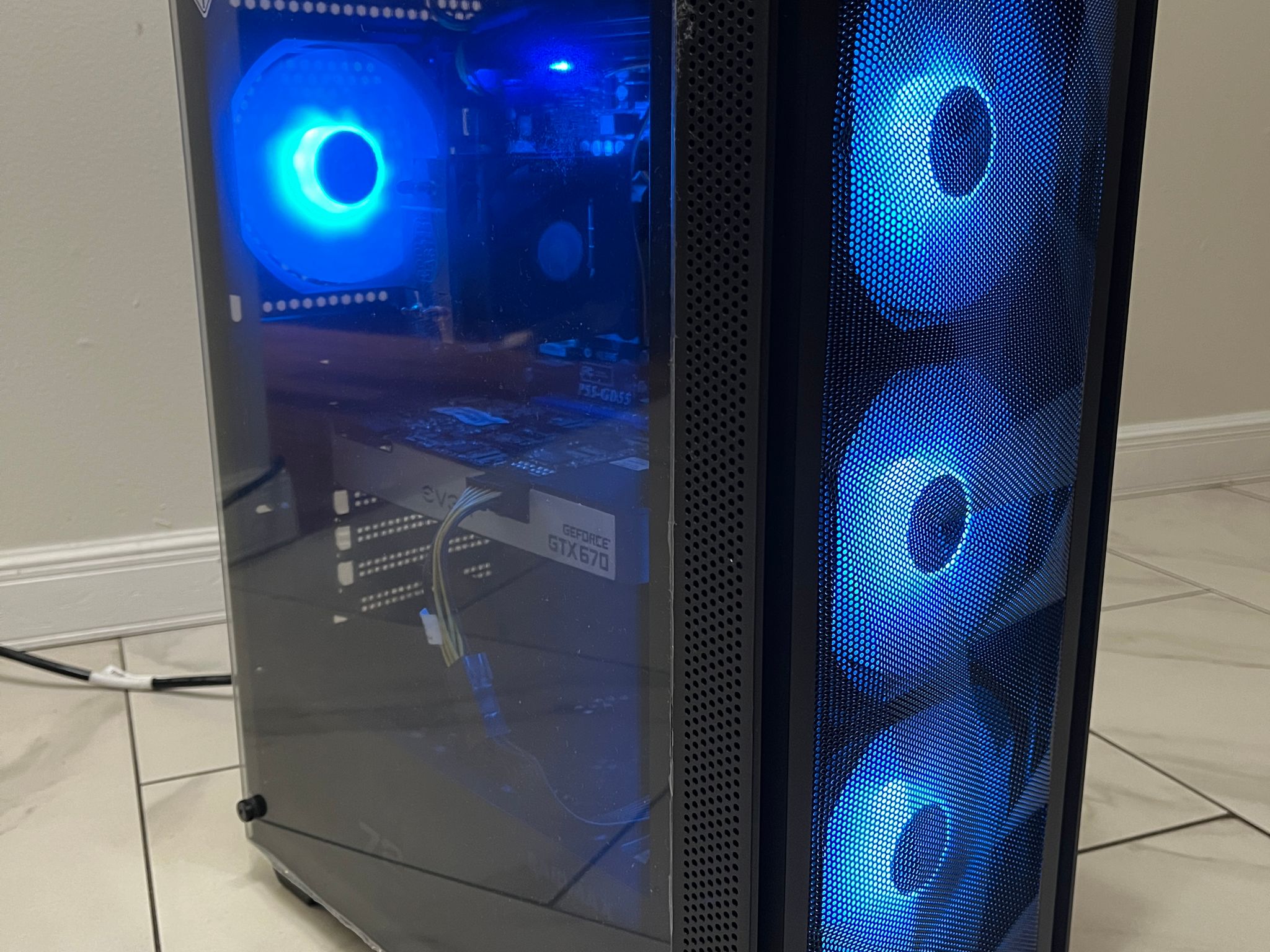 Super Budget Gaming PC - Intel i5-750, NVIDIA GTX 670, 16GB RAM, 756GB Storage, w/ Wi-Fi & BT