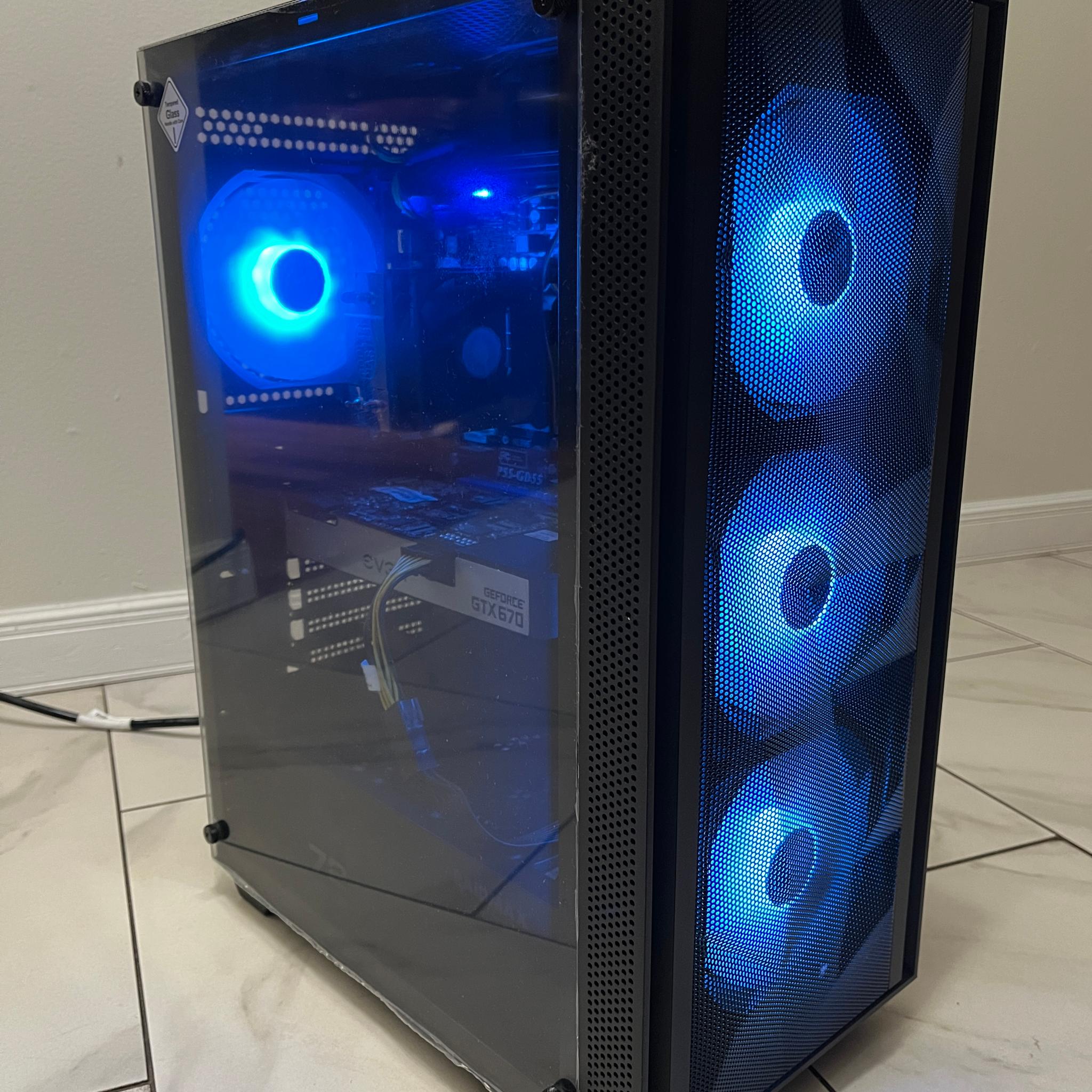 Super Budget Gaming PC - Intel i5-750, NVIDIA GTX 670, 16GB RAM, 756GB Storage, w/ Wi-Fi & BT