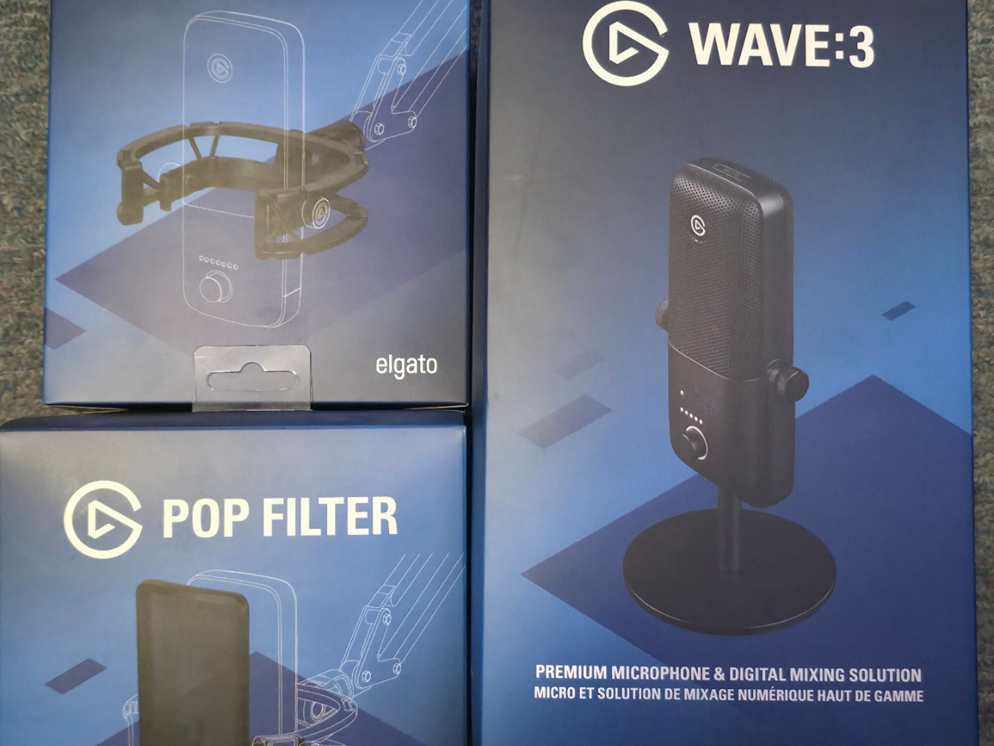 Elgato Wave:3 Microphone combo