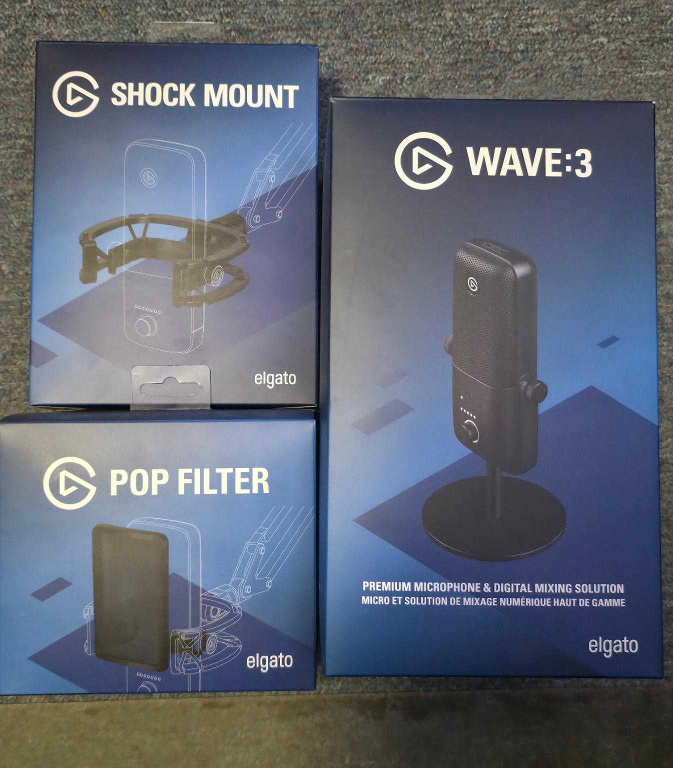 Elgato Wave:3 Microphone combo