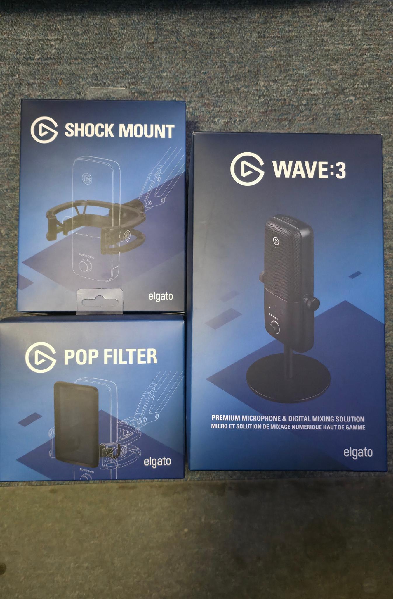 Elgato Wave:3 Microphone combo