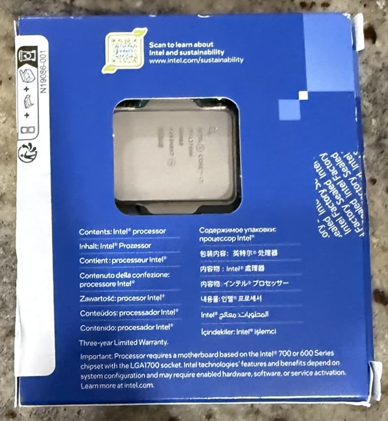 Intel Core i7-13700K 3.4GHz 16-Core 24-Thread LGA1700 CPU SRMB8