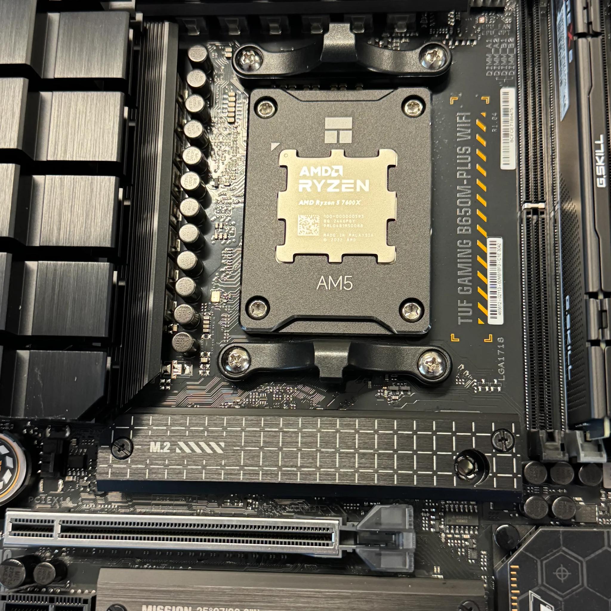 AM5 'ALL NEW PARTS' PC with AMD RYZEN 5 7600X & ARC B580 12GB