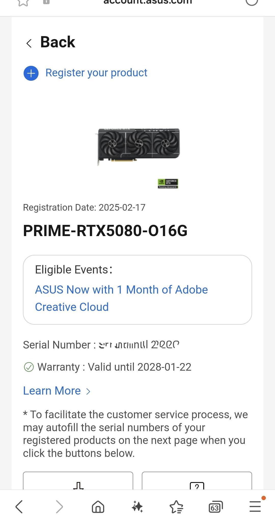 NVIDIA GeForce RTX 5080 ASUS PRIME