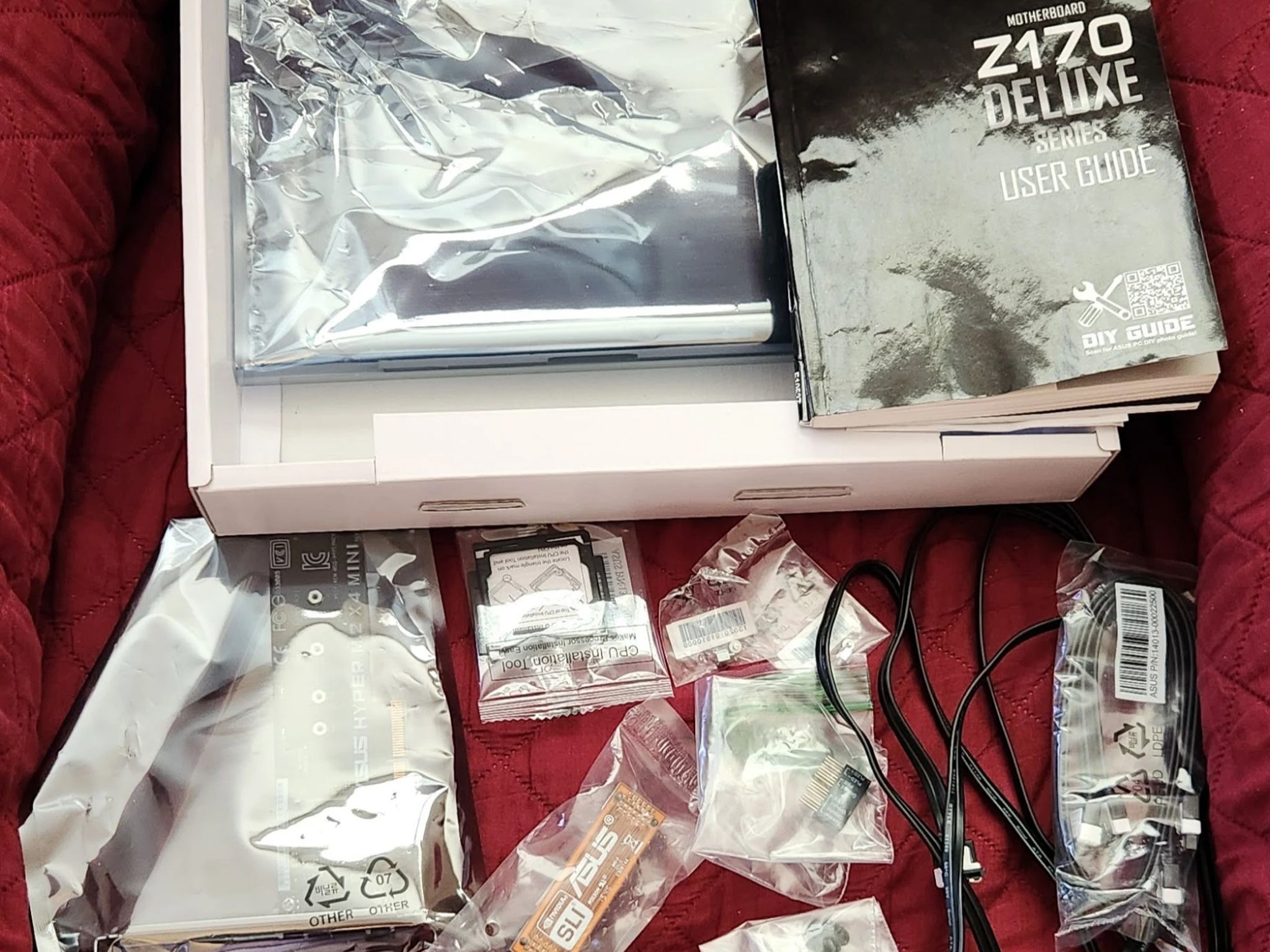 Used Asus Z170-DELUXE ATX LGA1151 ddr4 Motherboard & Intel i7 6700k CPU
