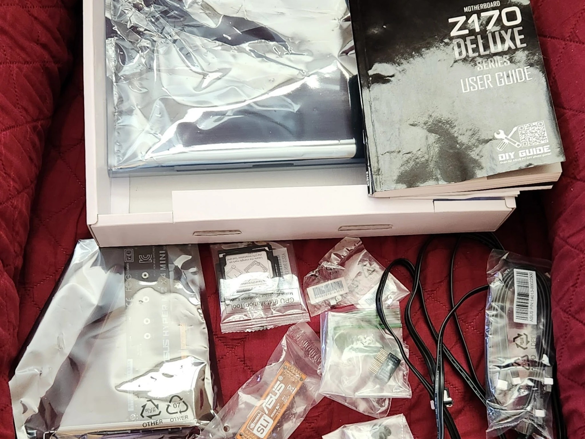 Used Asus Z170-DELUXE ATX LGA1151 ddr4 Motherboard & Intel i7 6700k CPU