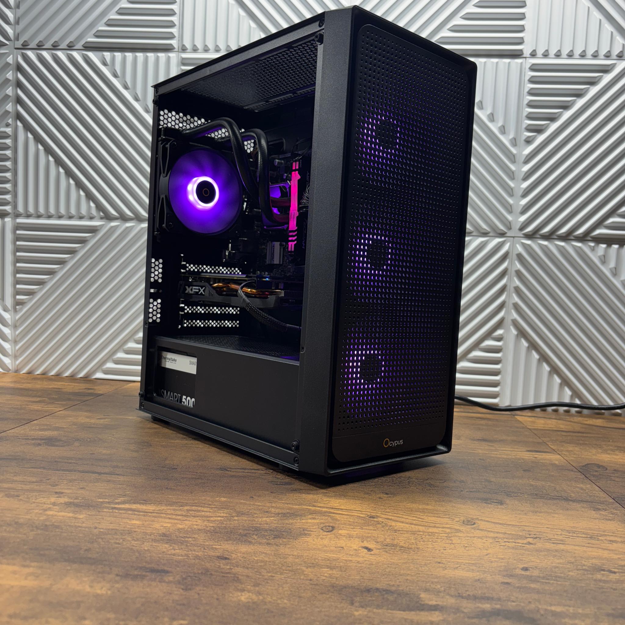 Intel i5-9600K + RX 570 8GB Gaming PC | 16GB RAM | RGB | 740GB Storage SSD + HDD